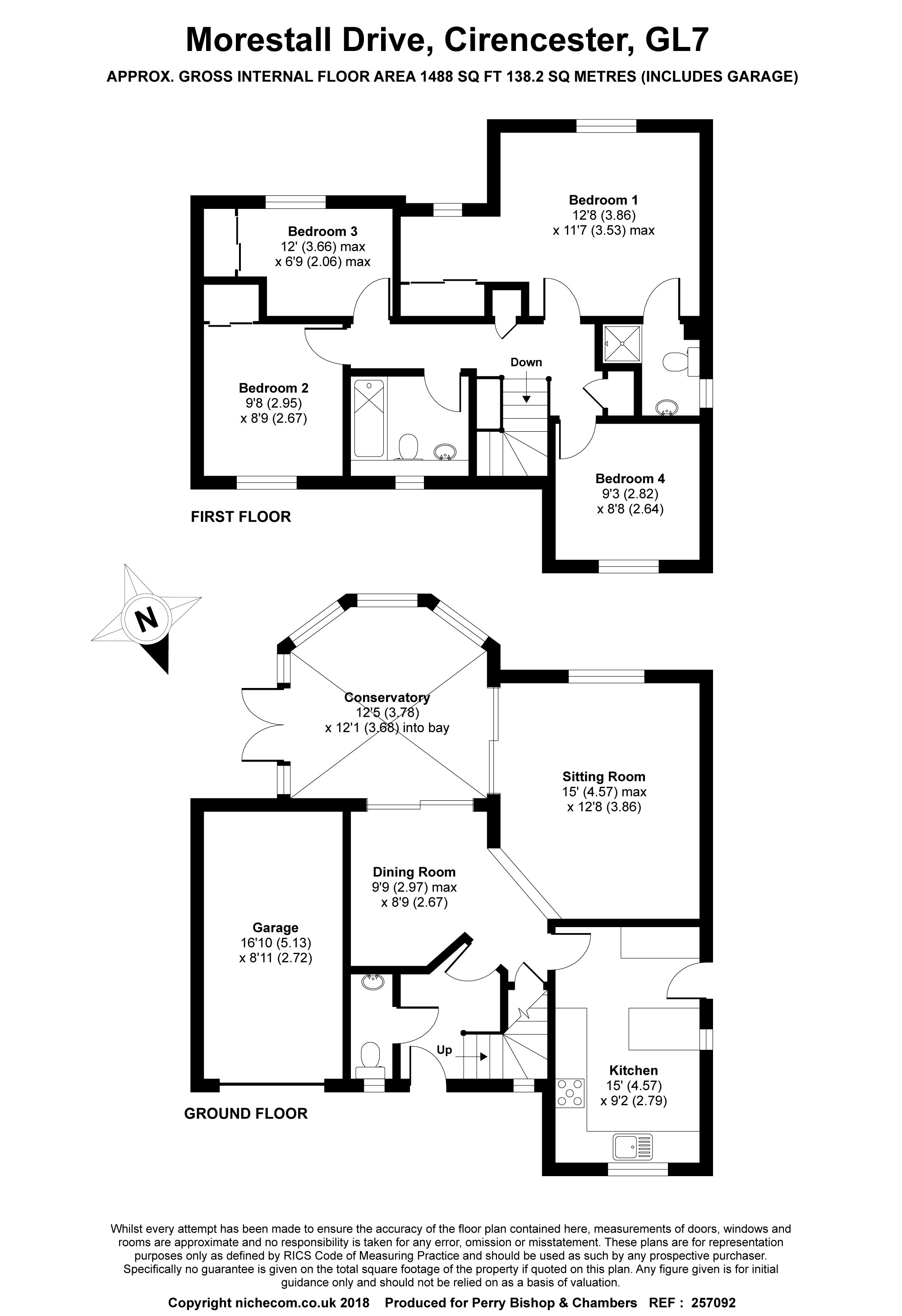 4 Bedrooms Detached house for sale in Morestall Drive, Cirencester GL7