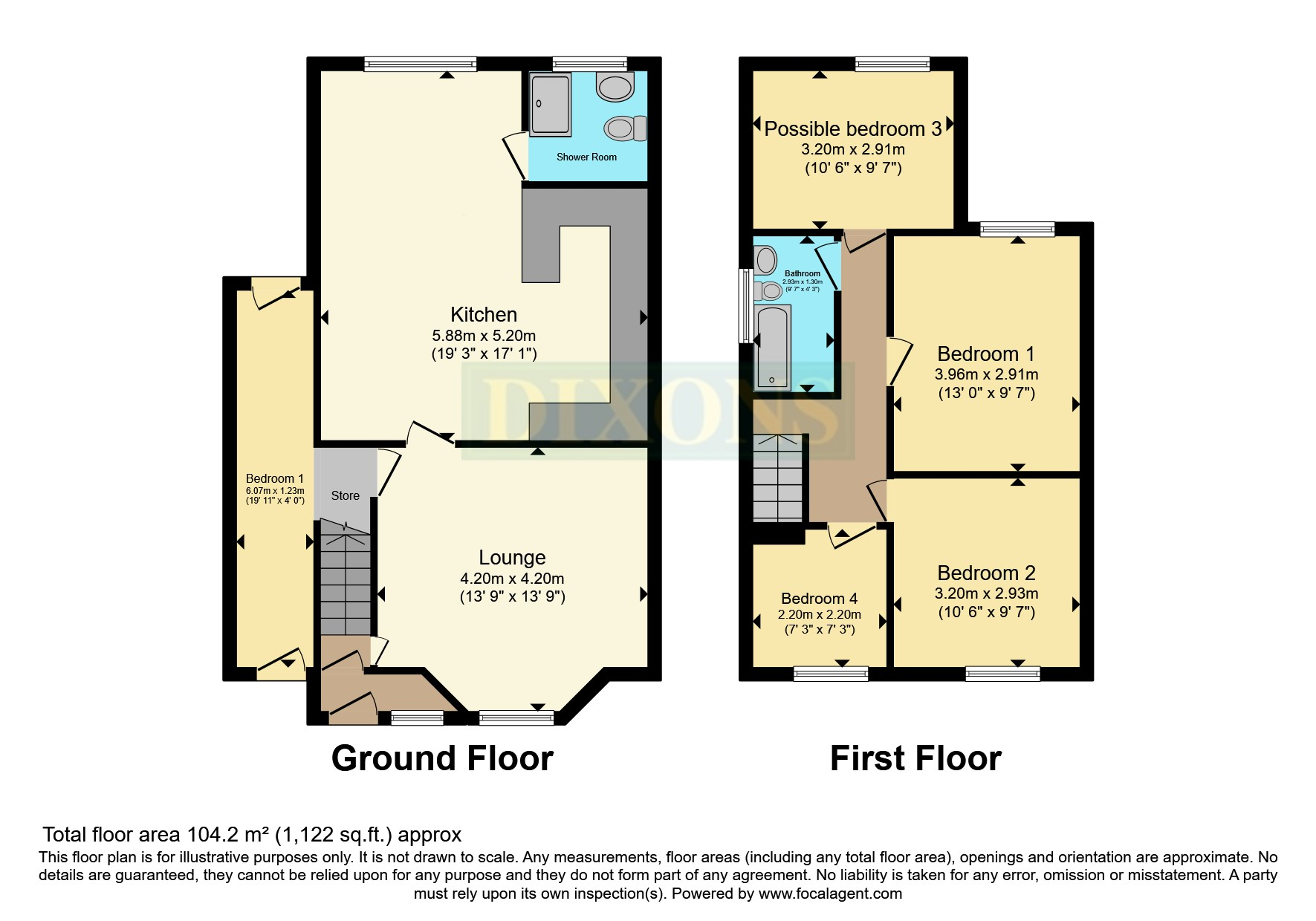 14, Hatcham Road, West Midlands floorplan