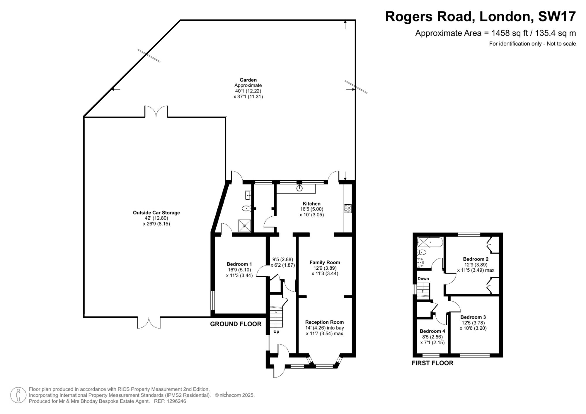 Rogers Road, London, SW17 floorplan