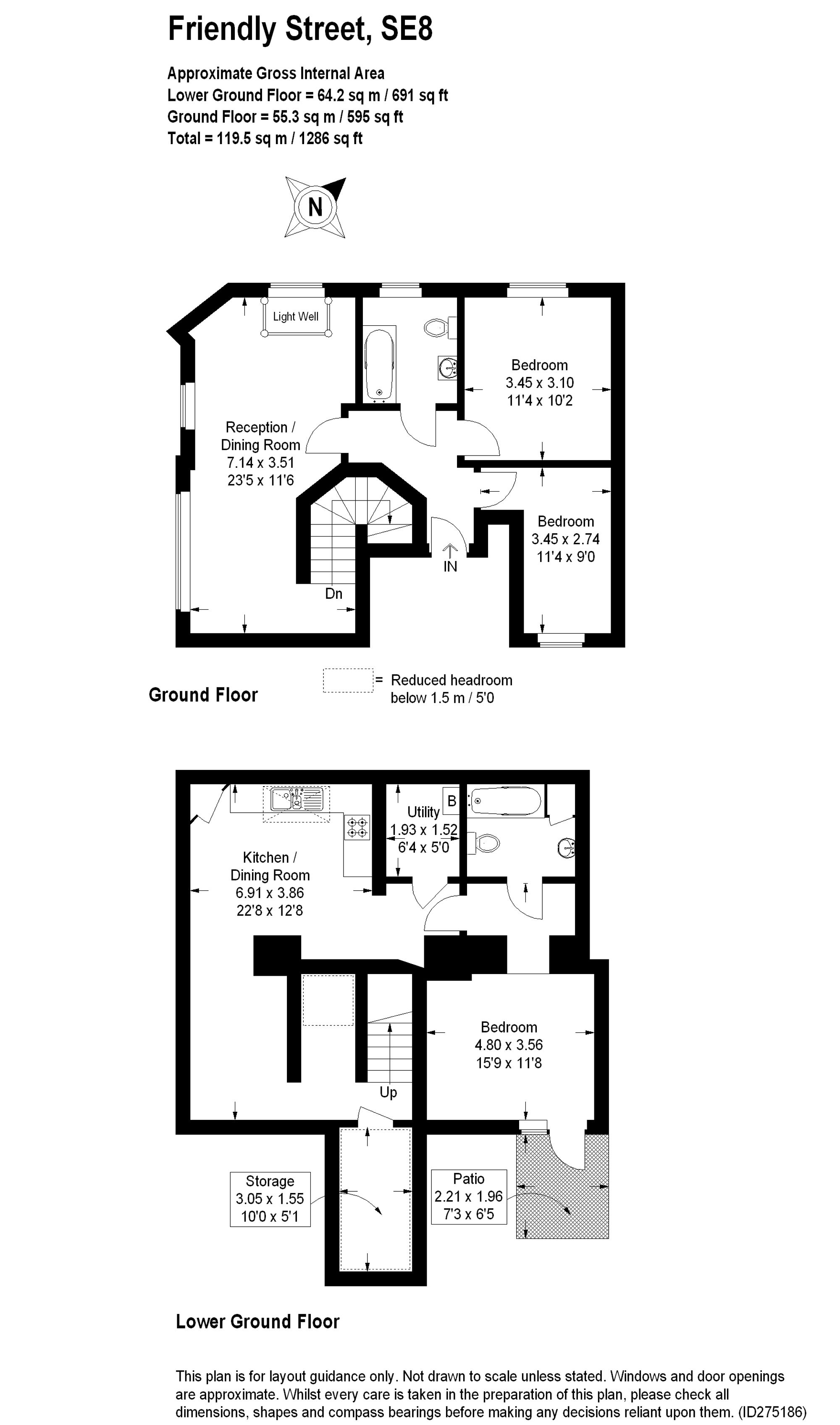 92b Friendly Street, London floorplan