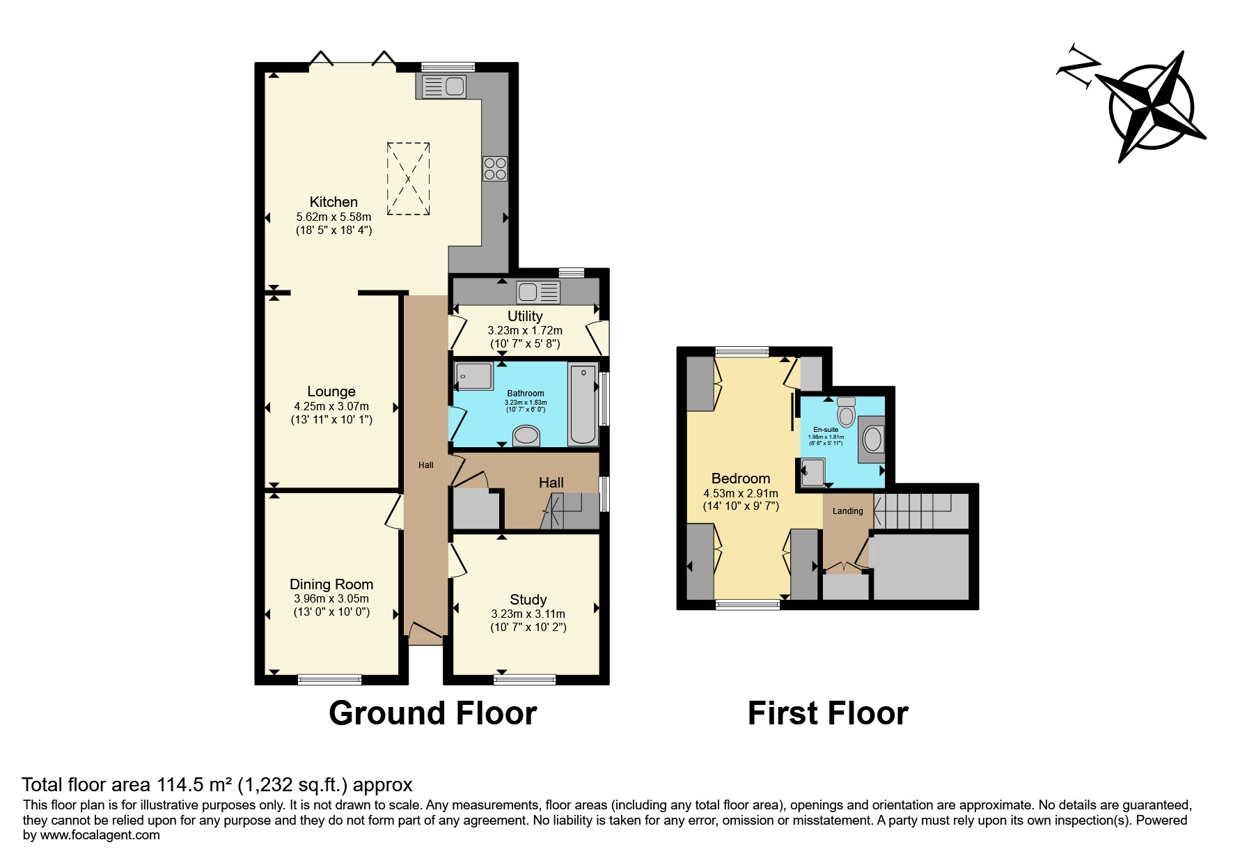 24, Dennis Road, Norwich floorplan