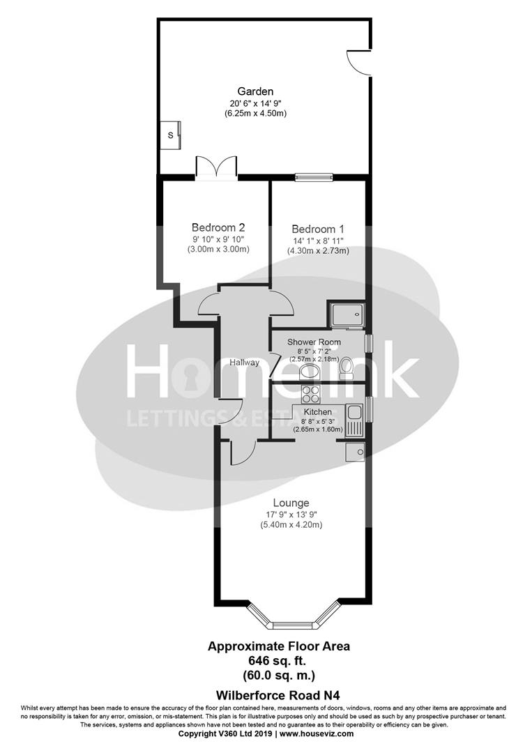 2 Bedrooms Flat to rent in Wilberforce Road, Finsbury Park N4