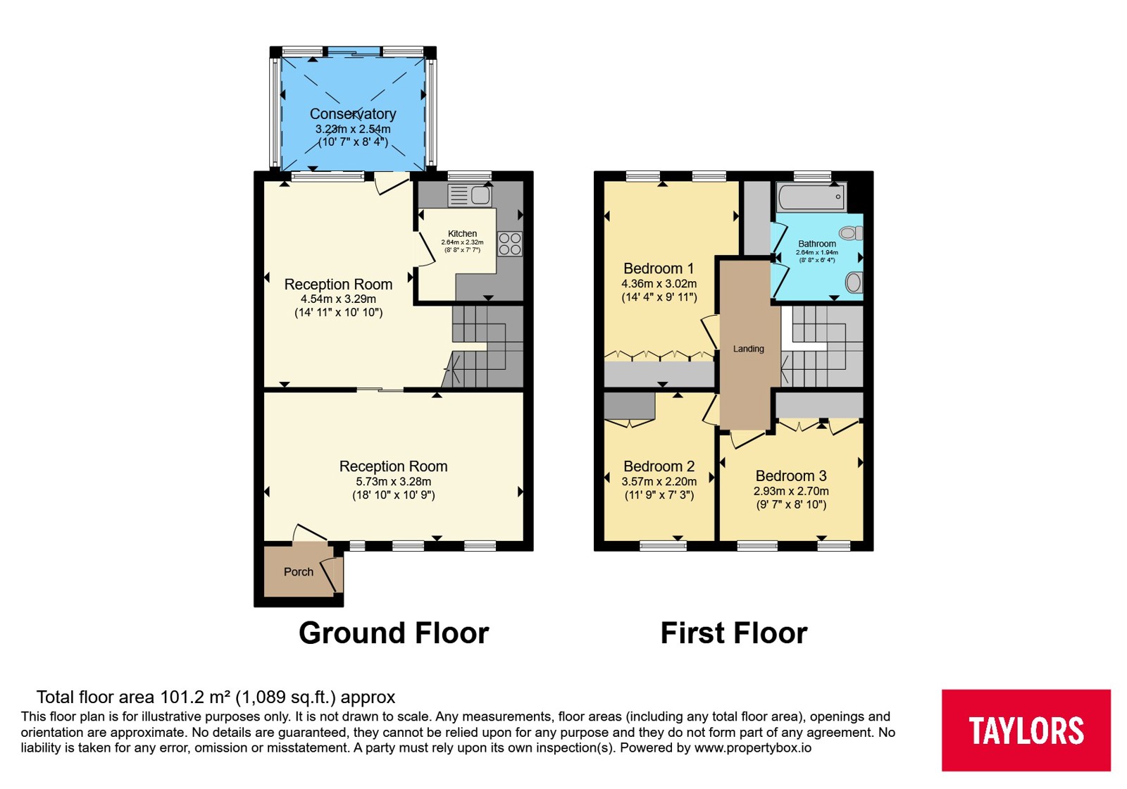 192, Hill Rise, Cardiff floorplan
