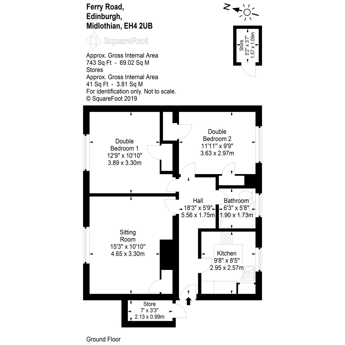 2 Bedrooms Flat for sale in 755/1 Ferry Road, Drylaw EH4