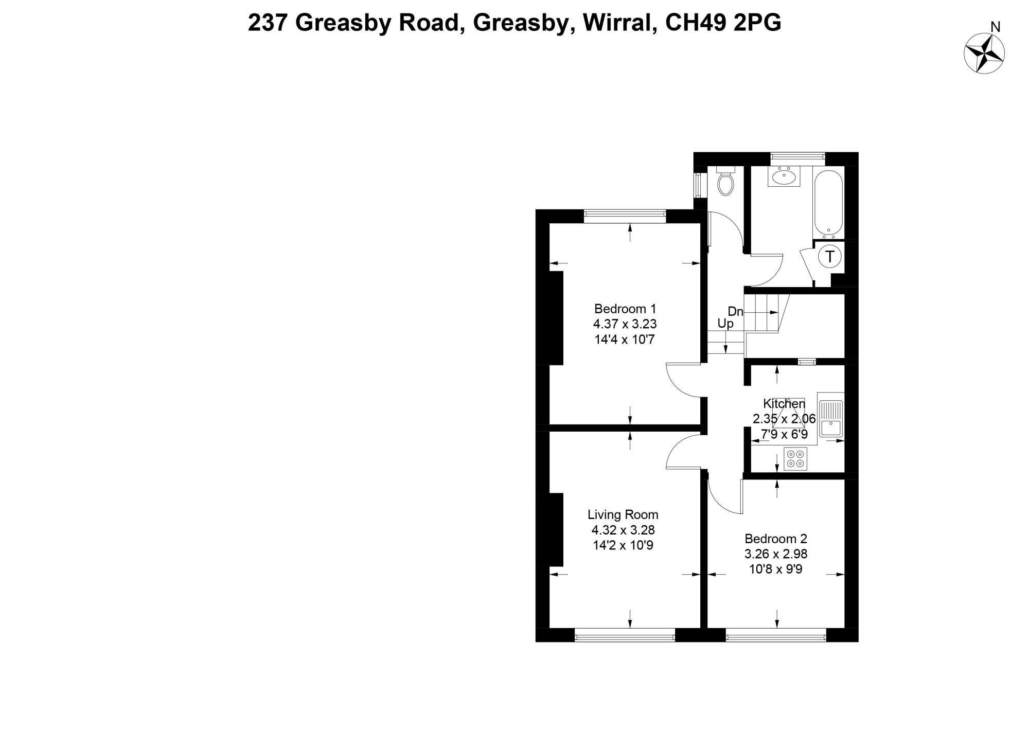 237, Greasby Road, Wirral floorplan