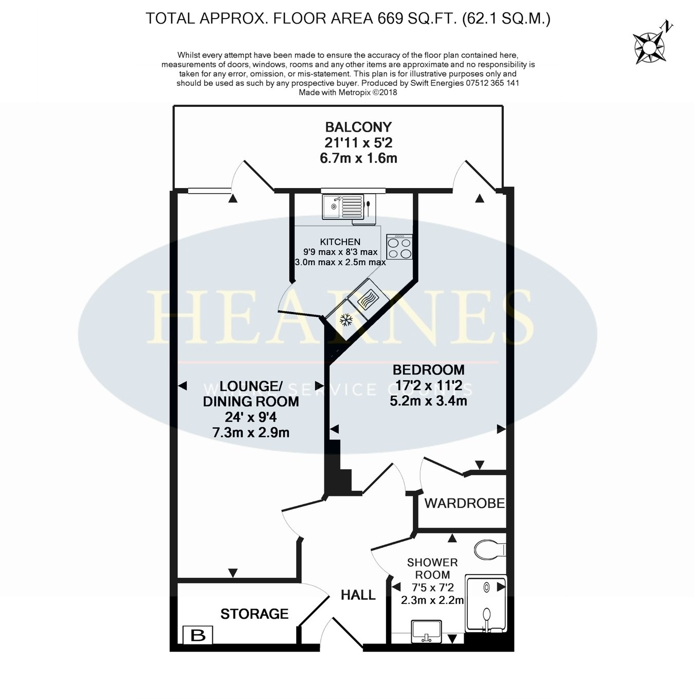 Flat 40 Horizons, Churchfield Road, Poole floorplan