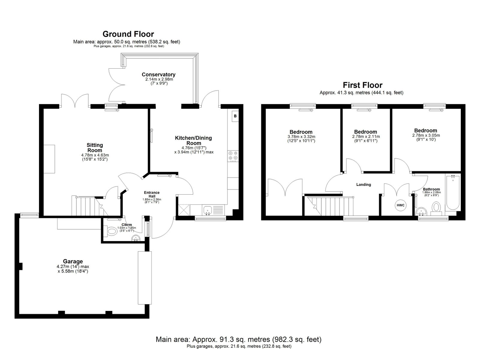 5, Woodward Close, Tetbury floorplan