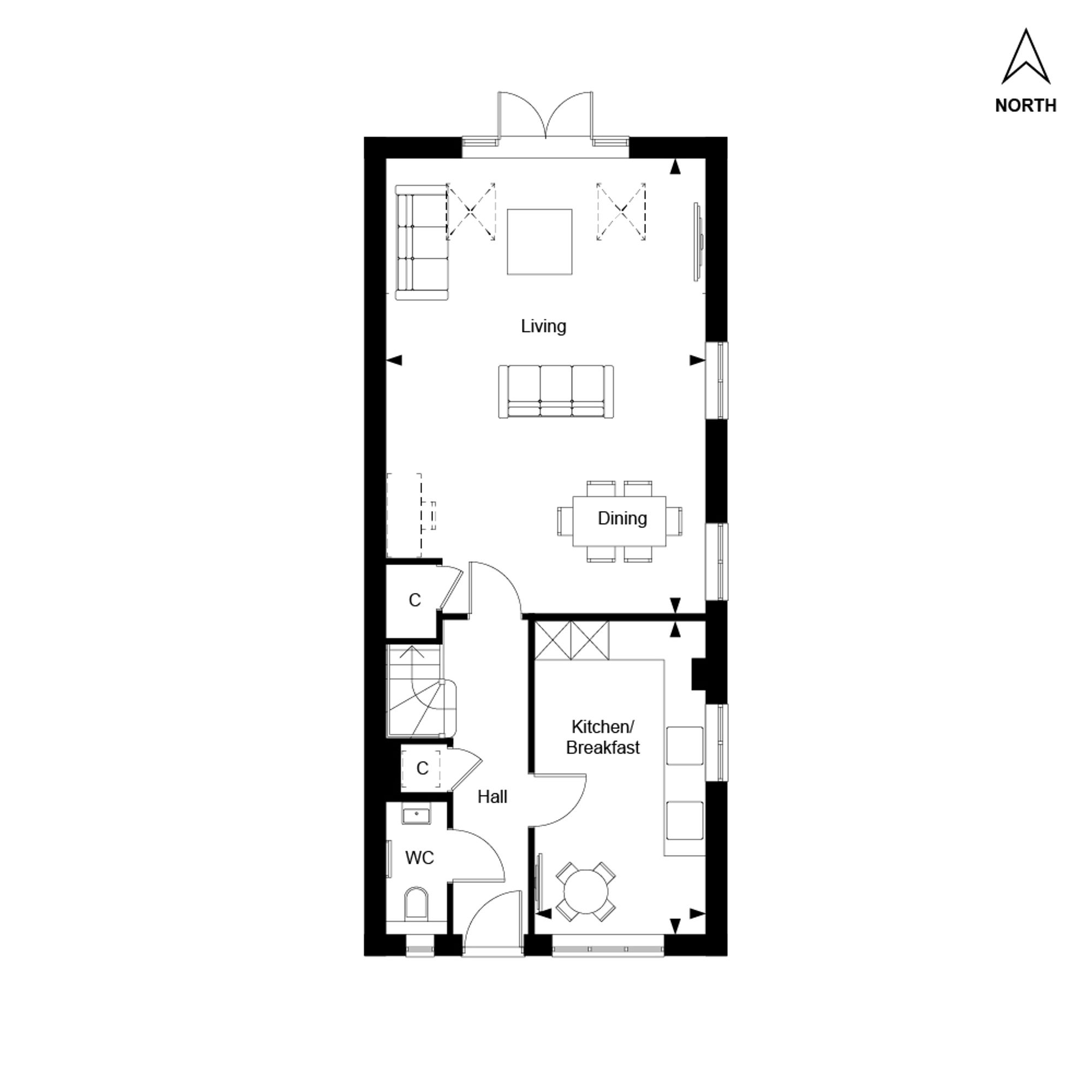 The Breaburn - Plot 358, The Orchards, Cranleigh floorplan