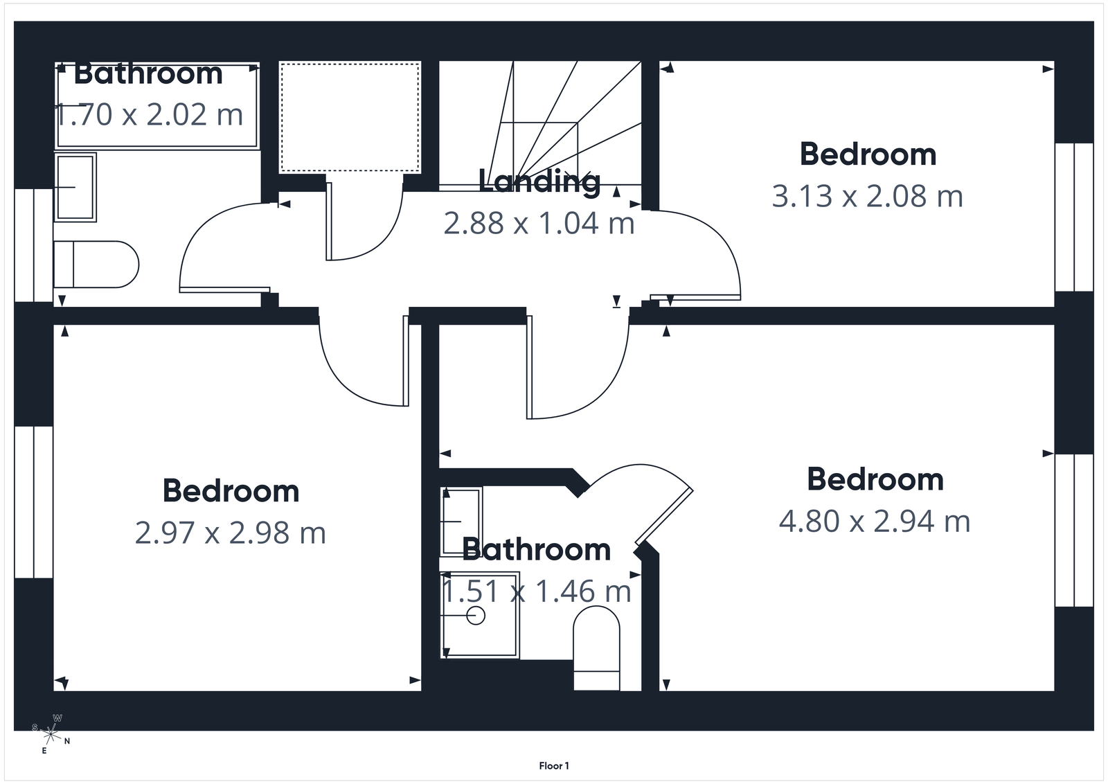 13, Woodpecker Close, Lydney floorplan