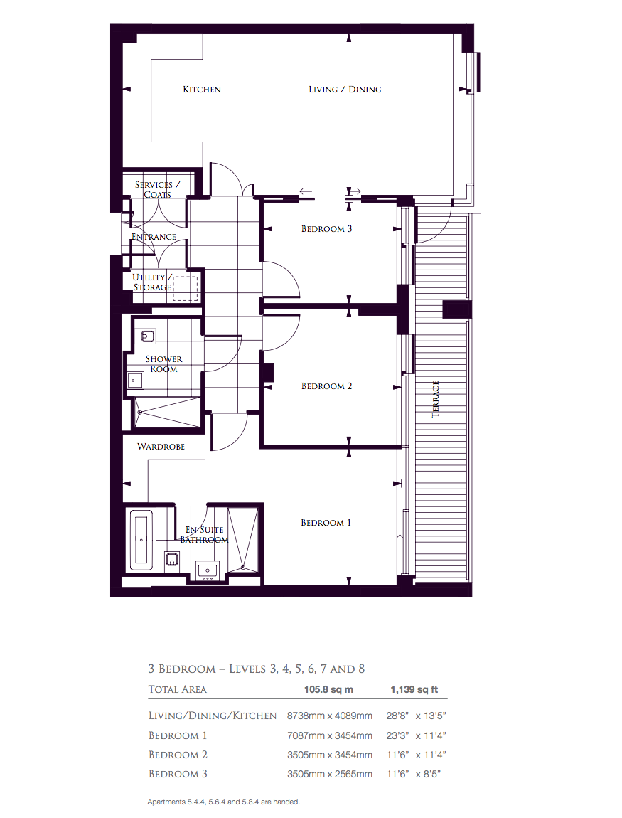 3 Bedrooms Flat to rent in Radnor Terrace, Lord Kensington House, Kensington, London W14