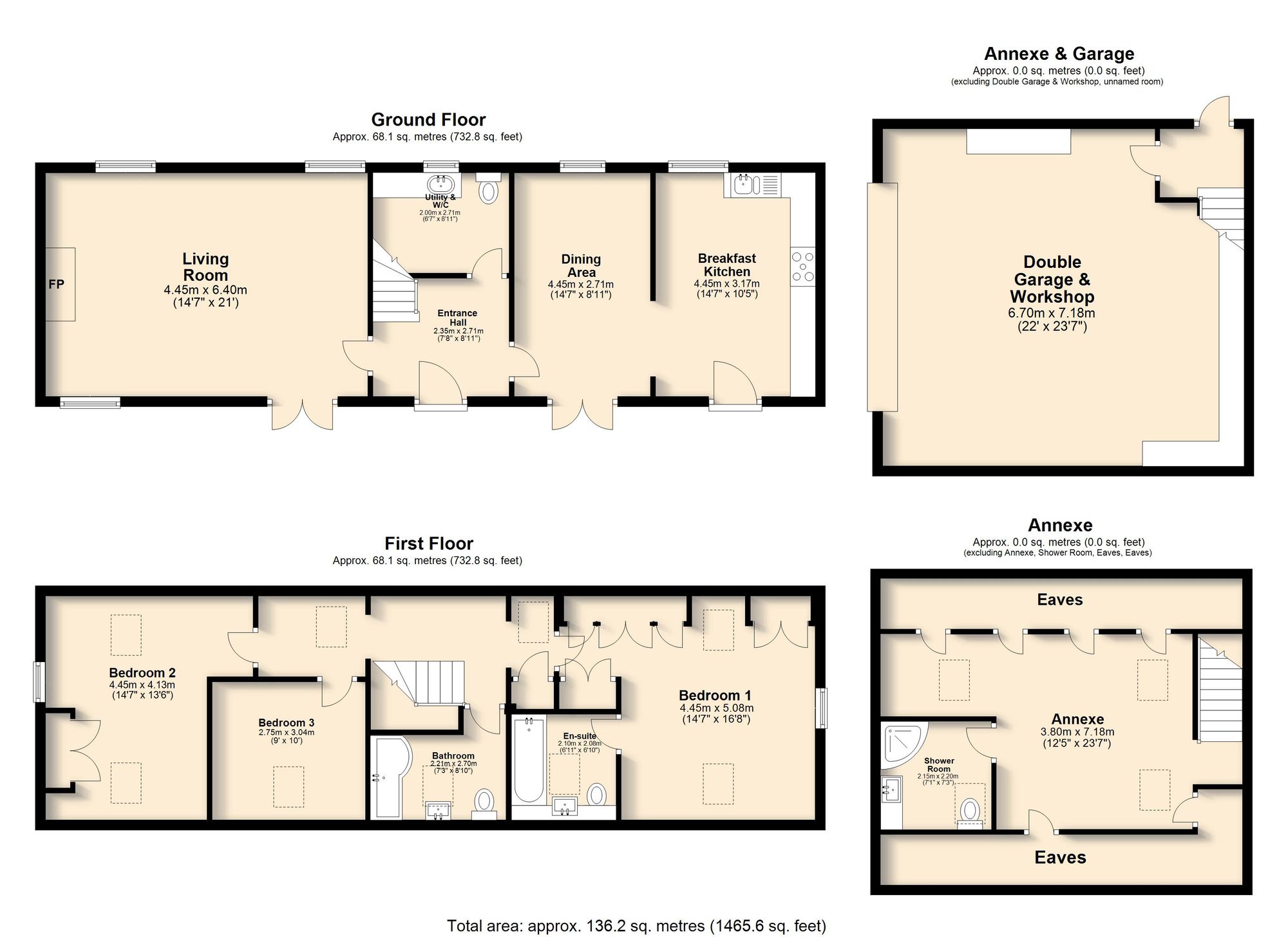 The Stables Pocknedge Lane, Chesterfield floorplan