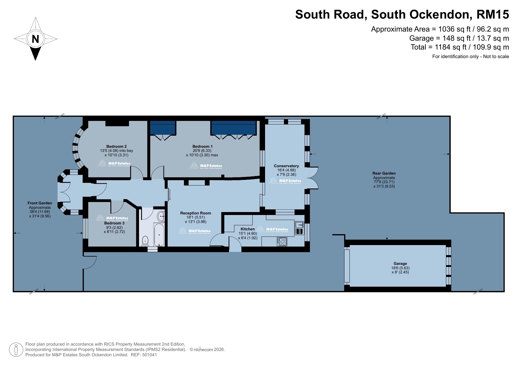 212 South Road, South Ockendon, Essex floorplan