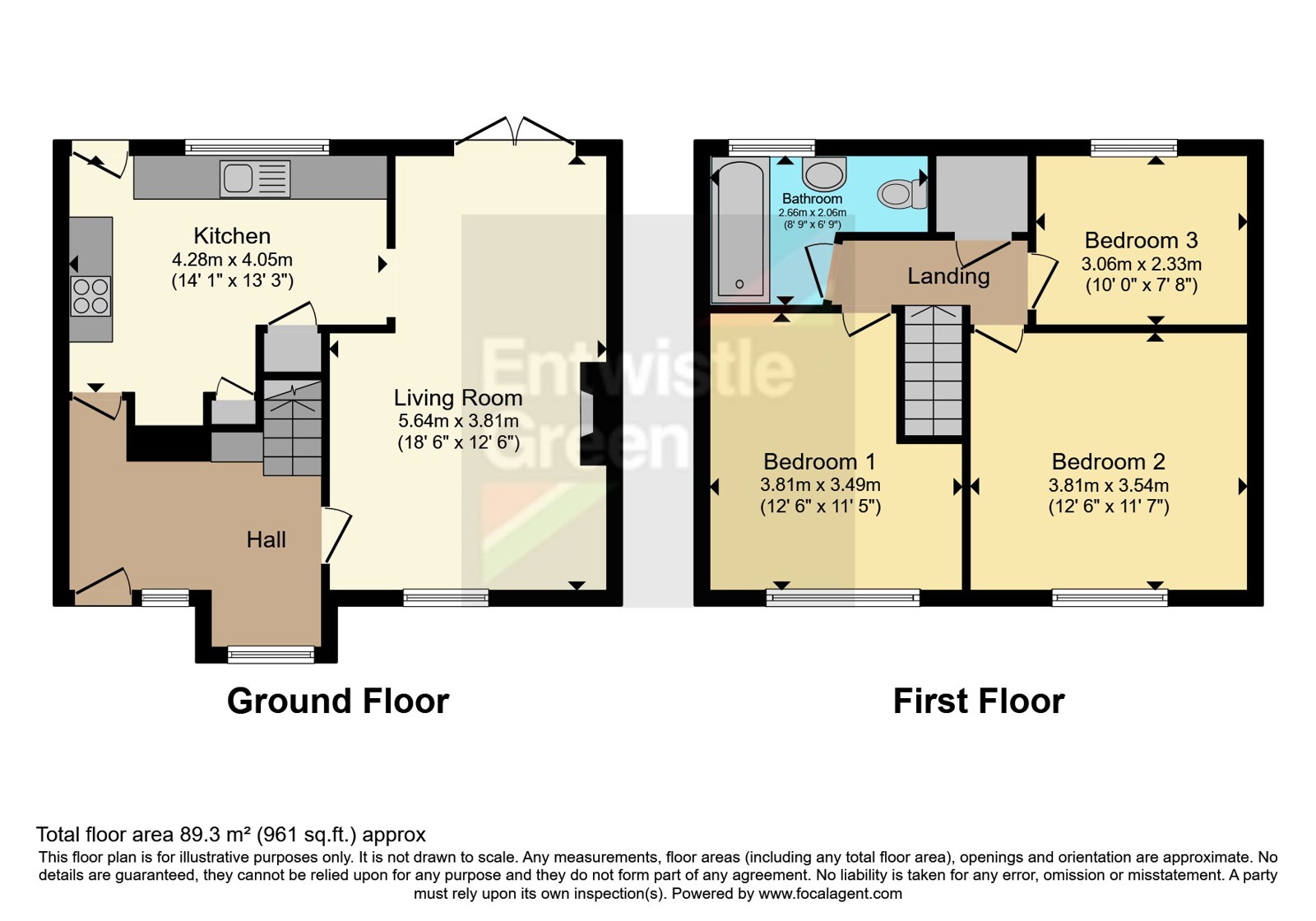 7, Heybrook Walk, Manchester floorplan