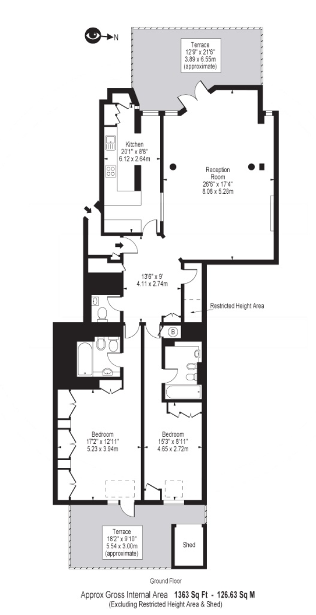 2 Bedrooms Flat to rent in St. James`S Terrace, St Johns Wood NW8,