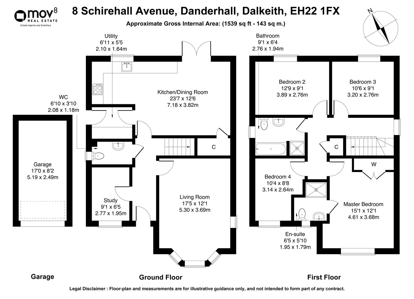 8, Schirehall Avenue, Dalkeith floorplan