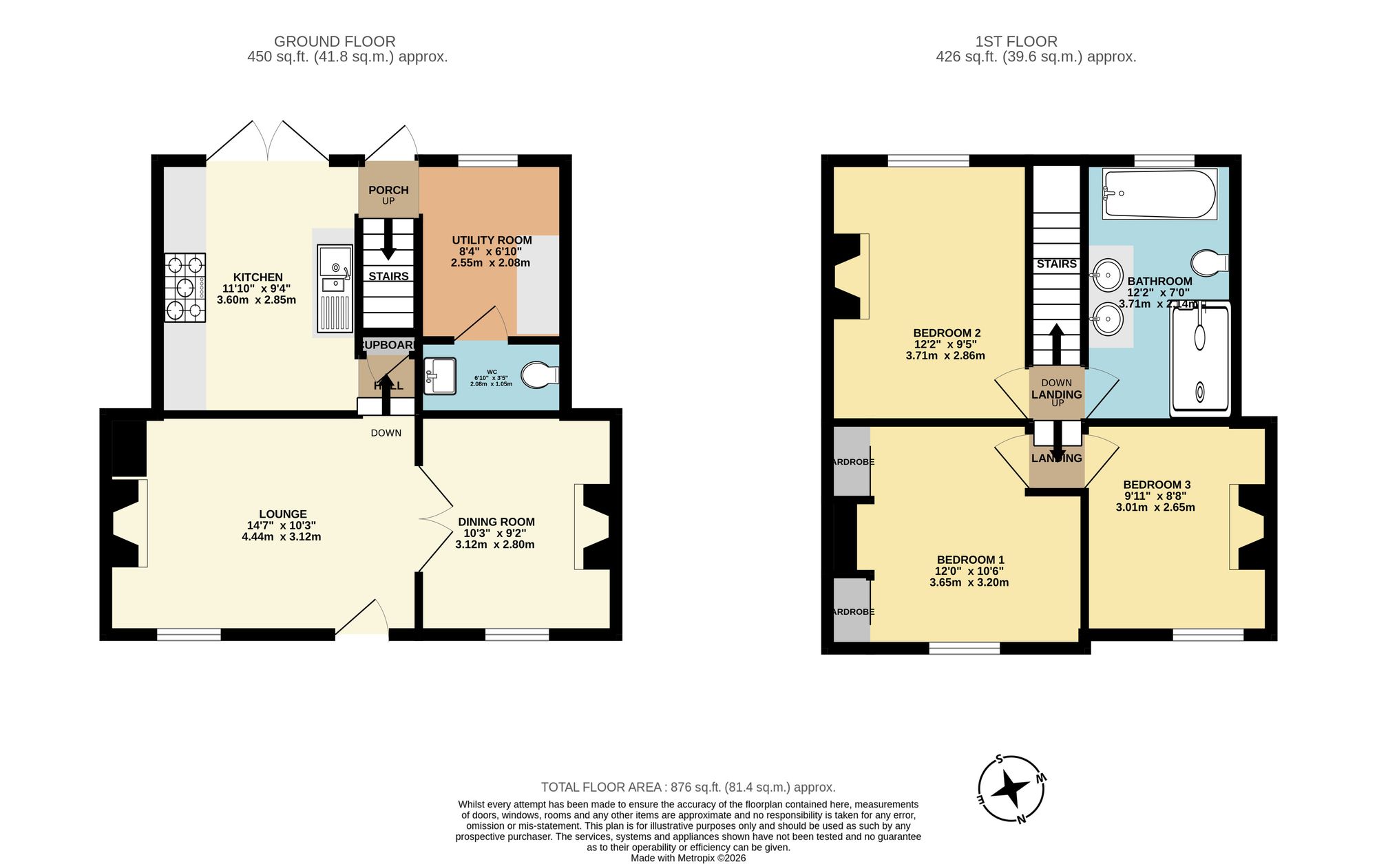 197 Tonbridge Road, Maidstone floorplan