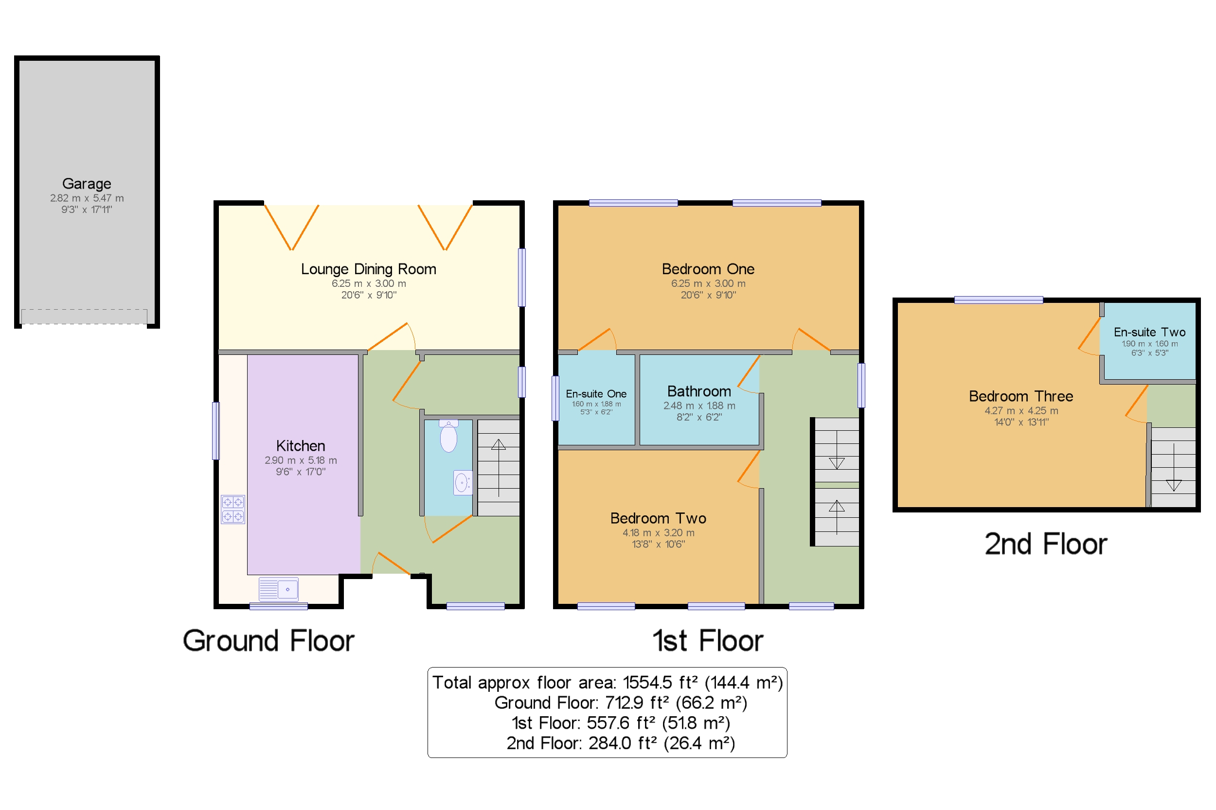 Plot 2, 36, Elnor Lane, High Peak floorplan