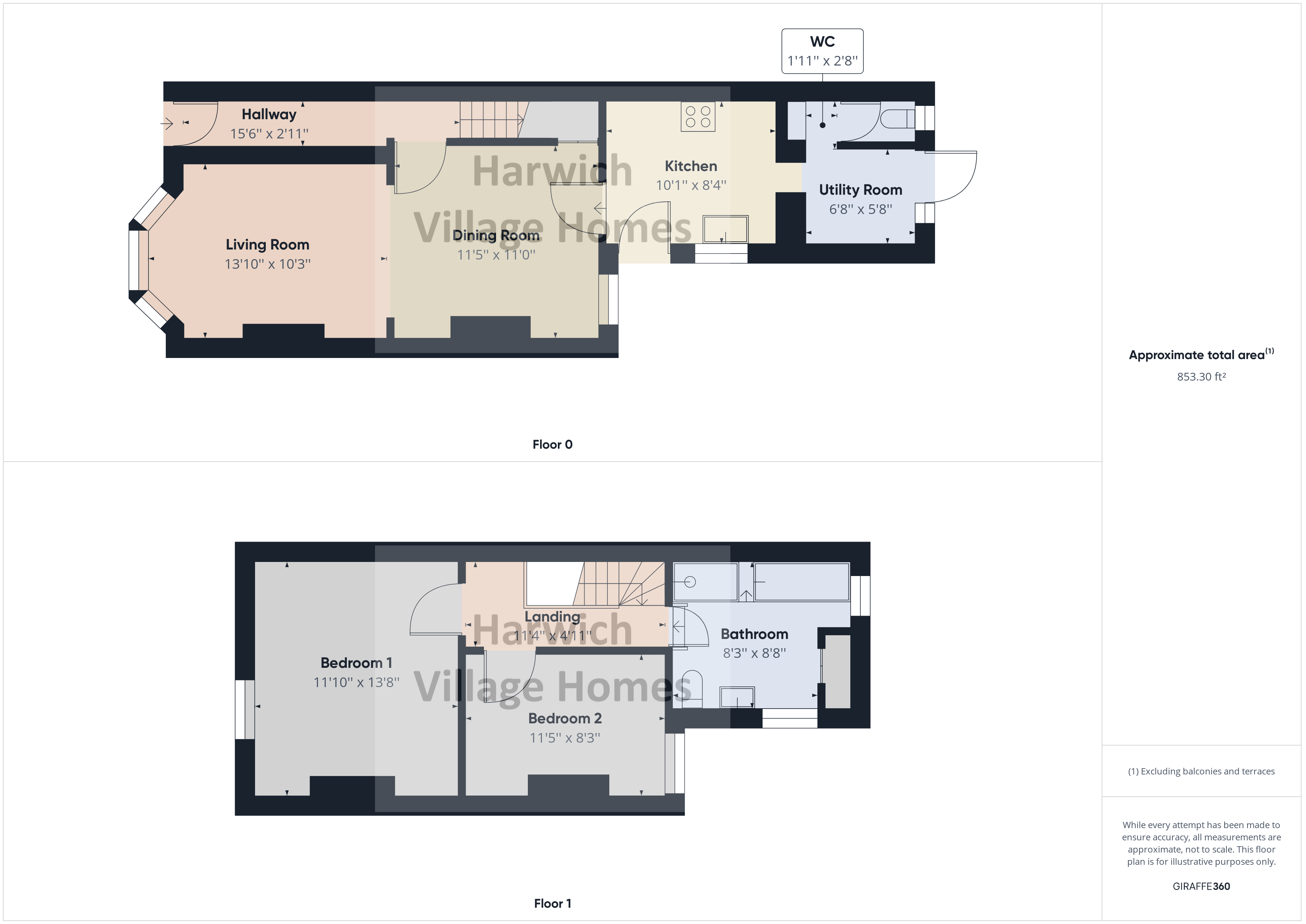 Main Road, Harwich, Essex CO12, 2 bedroom terraced house for sale