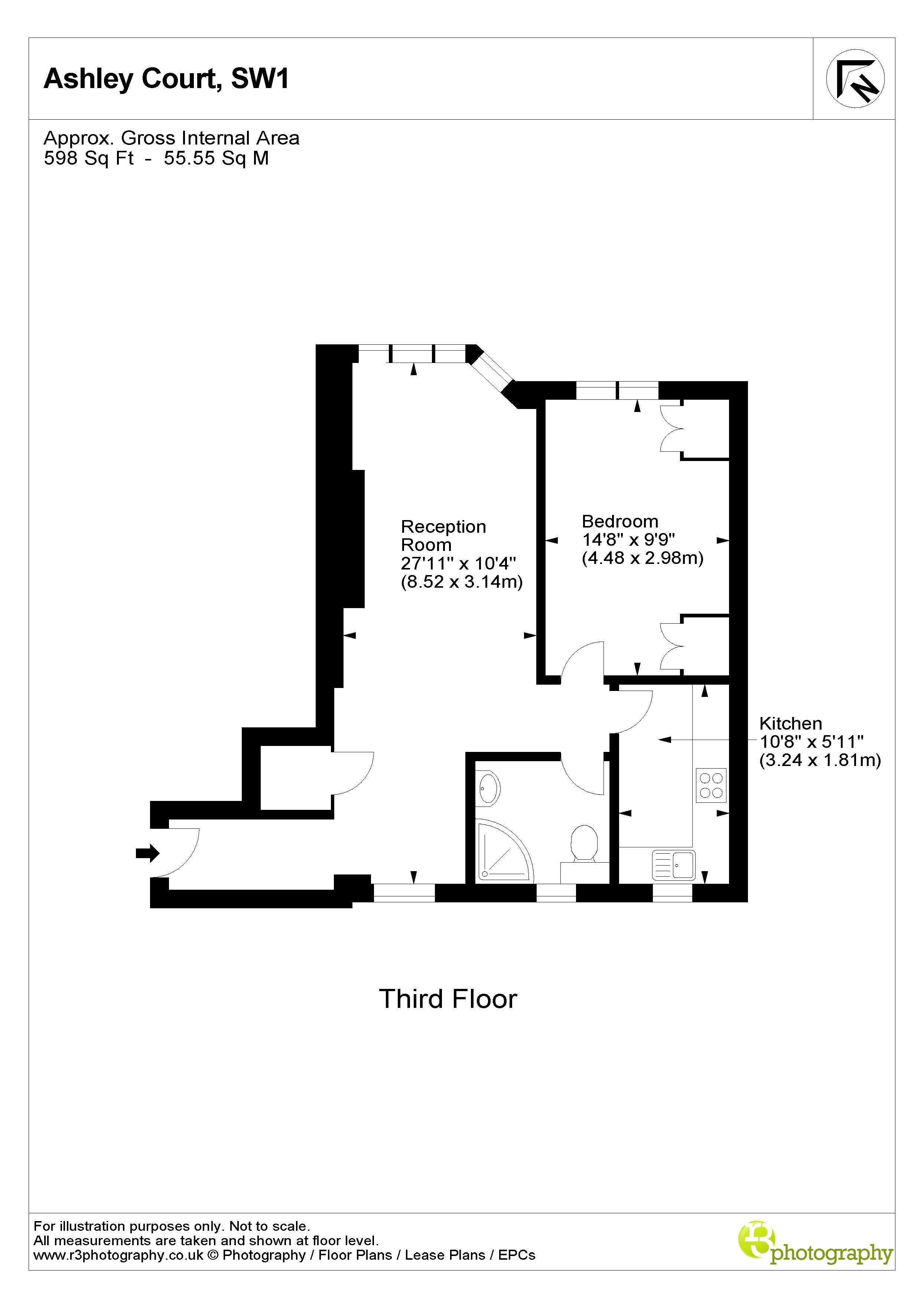 20, Ashley Court,, Morpeth Terrace, UK floorplan