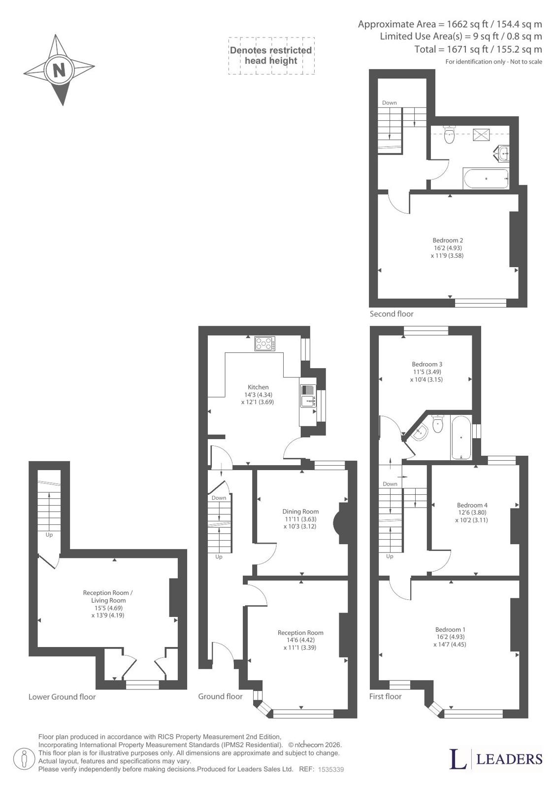Dickenson Road, Greater Manchester floorplan