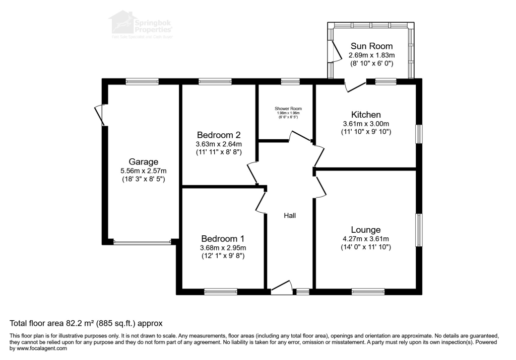 22, Woodlands Court, Wisbech floorplan