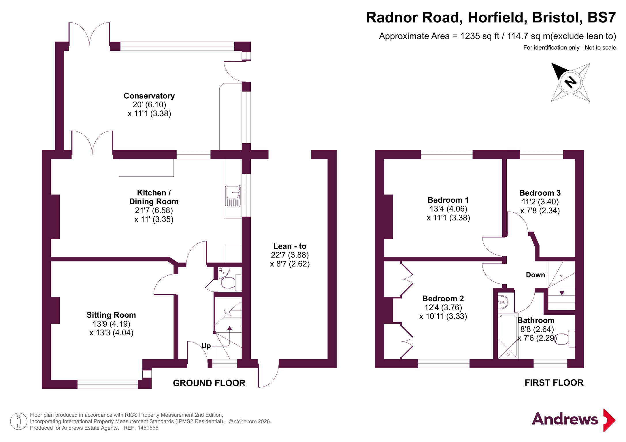37, Radnor Road, Bristol floorplan