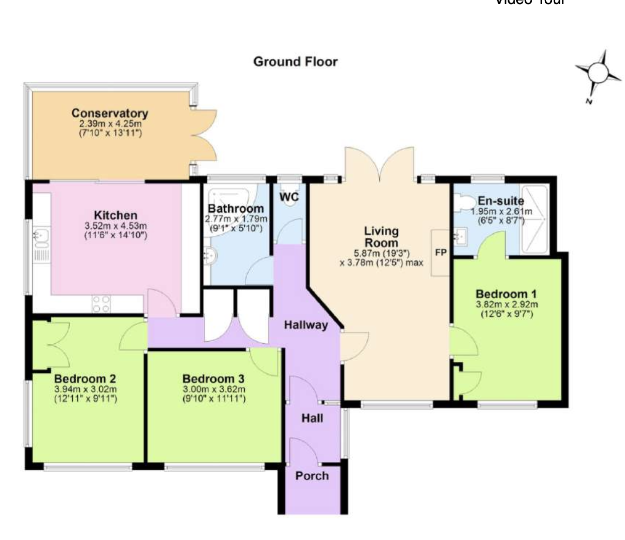 19 Battlemead, Corfe Castle, Wareham floorplan