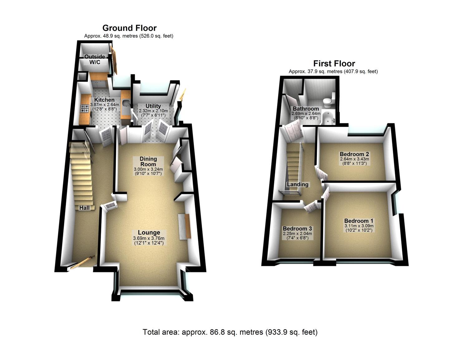 271, Brighton Road, Lancing floorplan