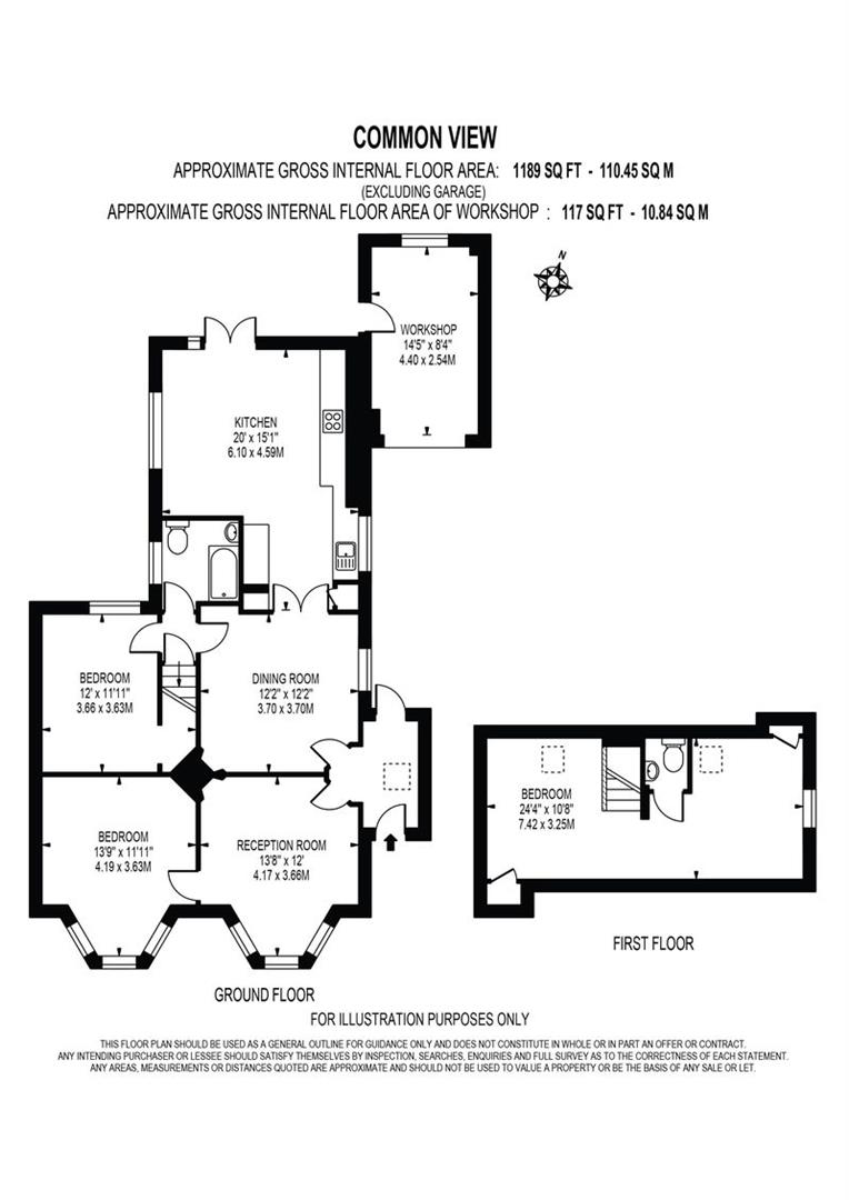 22, Common View, Letchworth Garden City floorplan