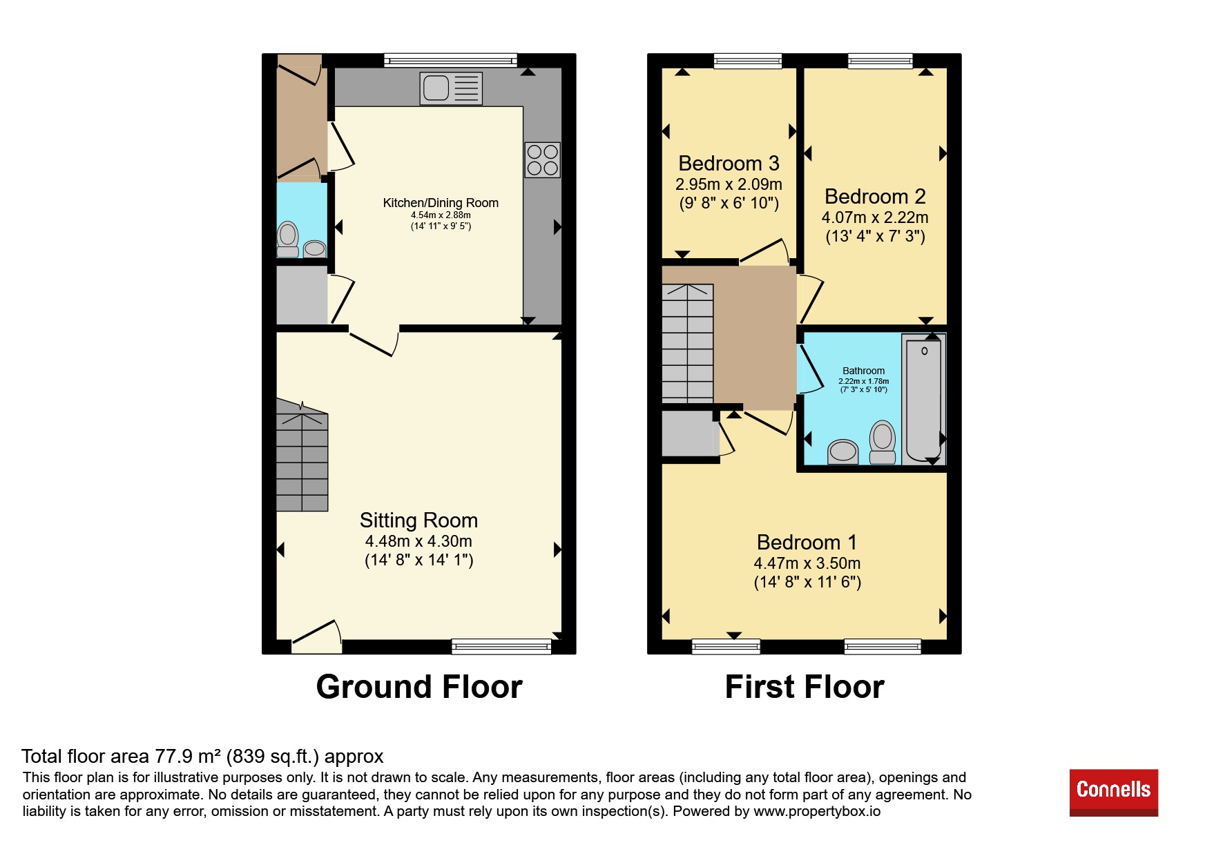 15, Bugbrooke Lane, KETTERING floorplan