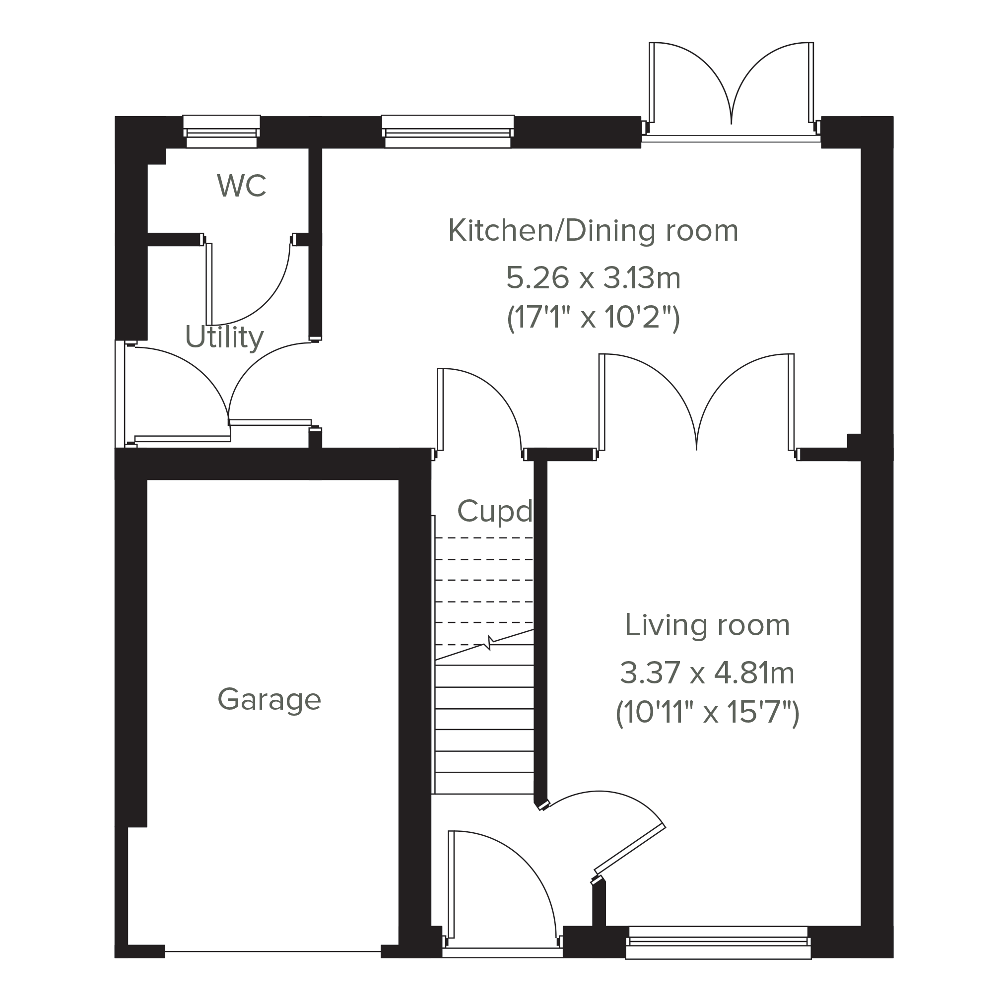305, Marsh Drive, Workington floorplan