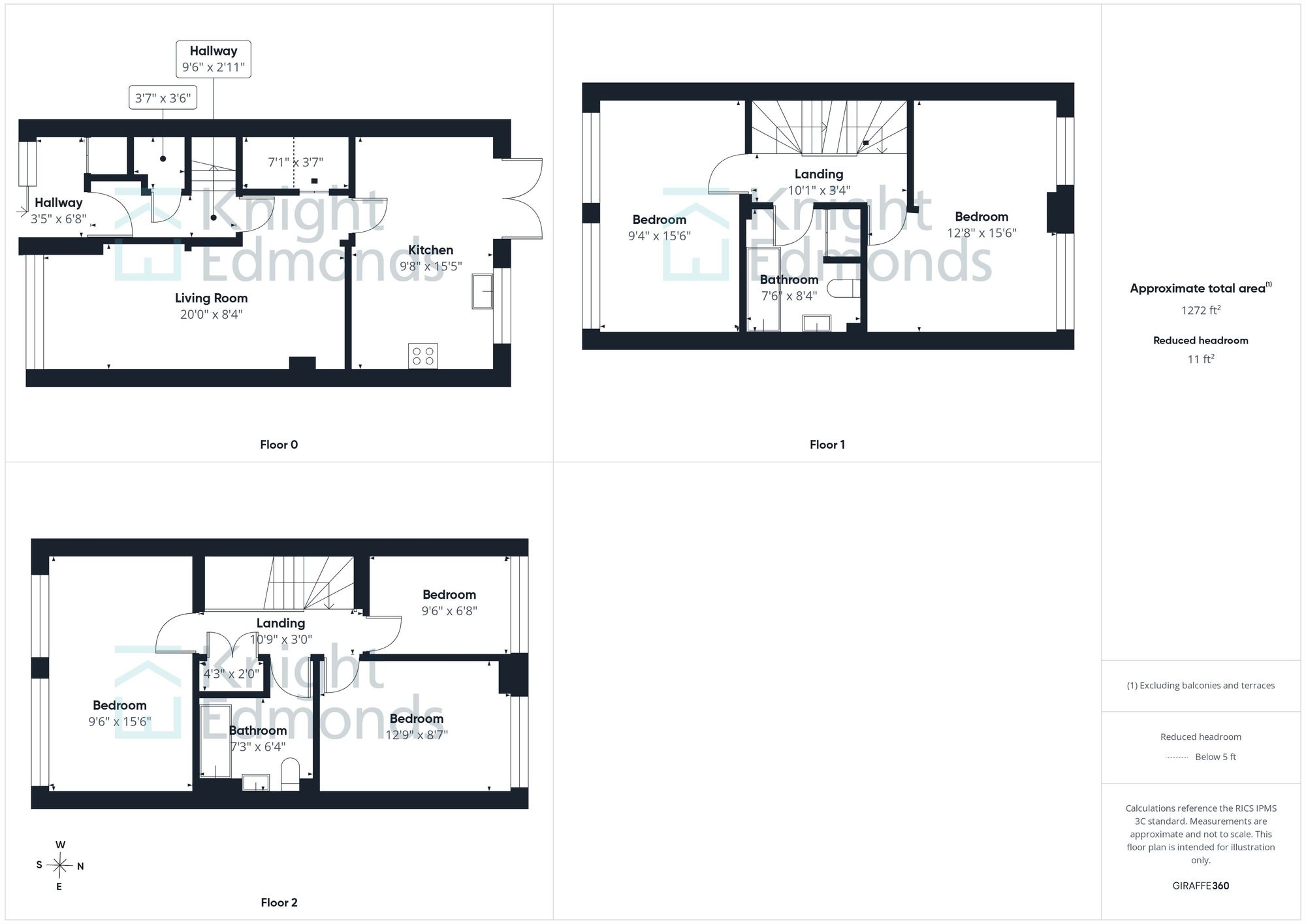 9 Birnam Square, Maidstone floorplan
