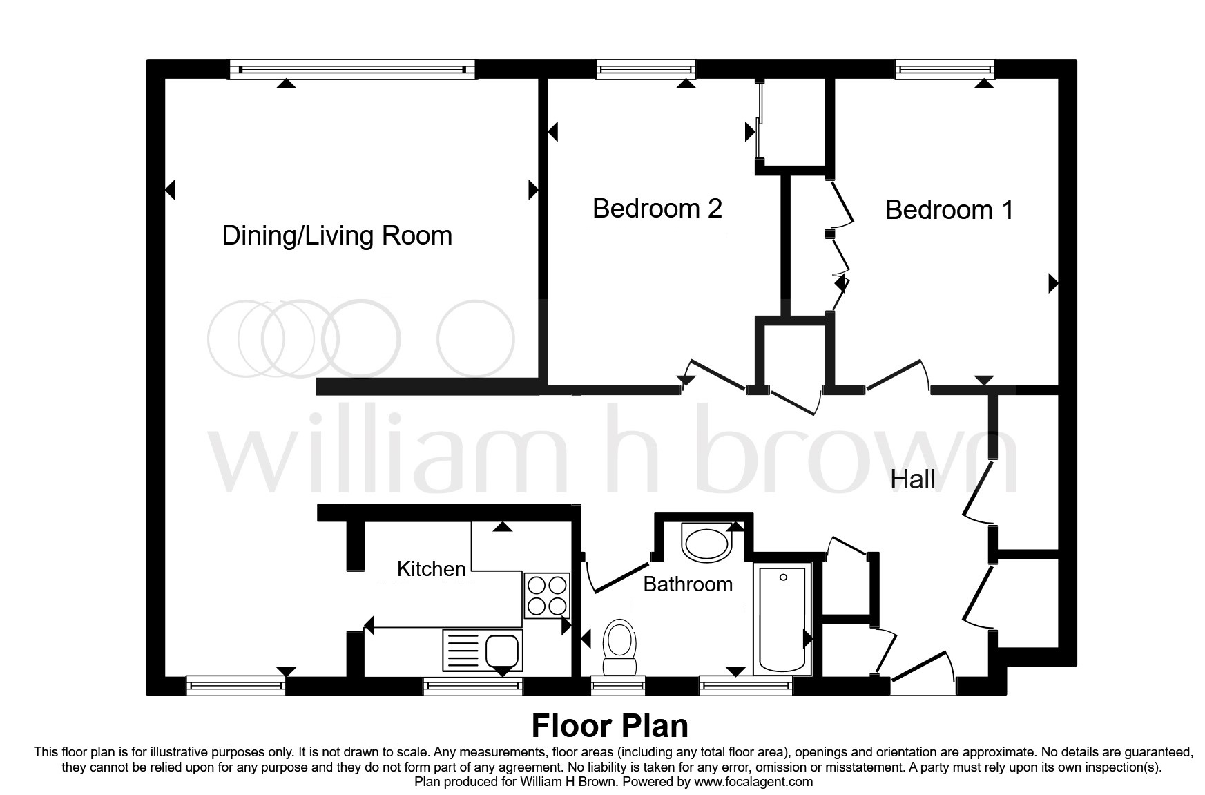 2 Bedrooms Flat for sale in Kingscroft, Welwyn Garden City AL7