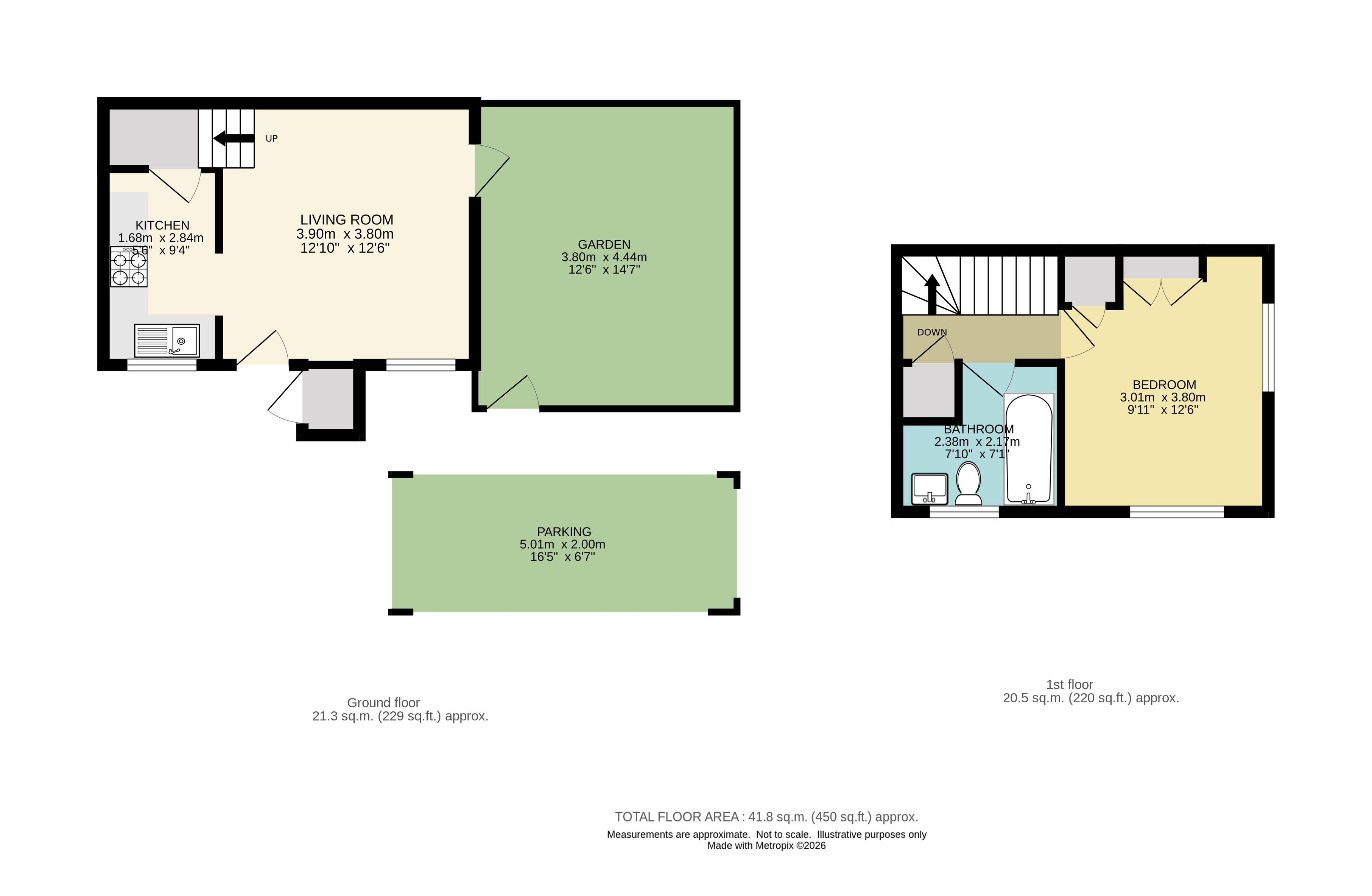 20, Cotswold Way, Worcester Park floorplan