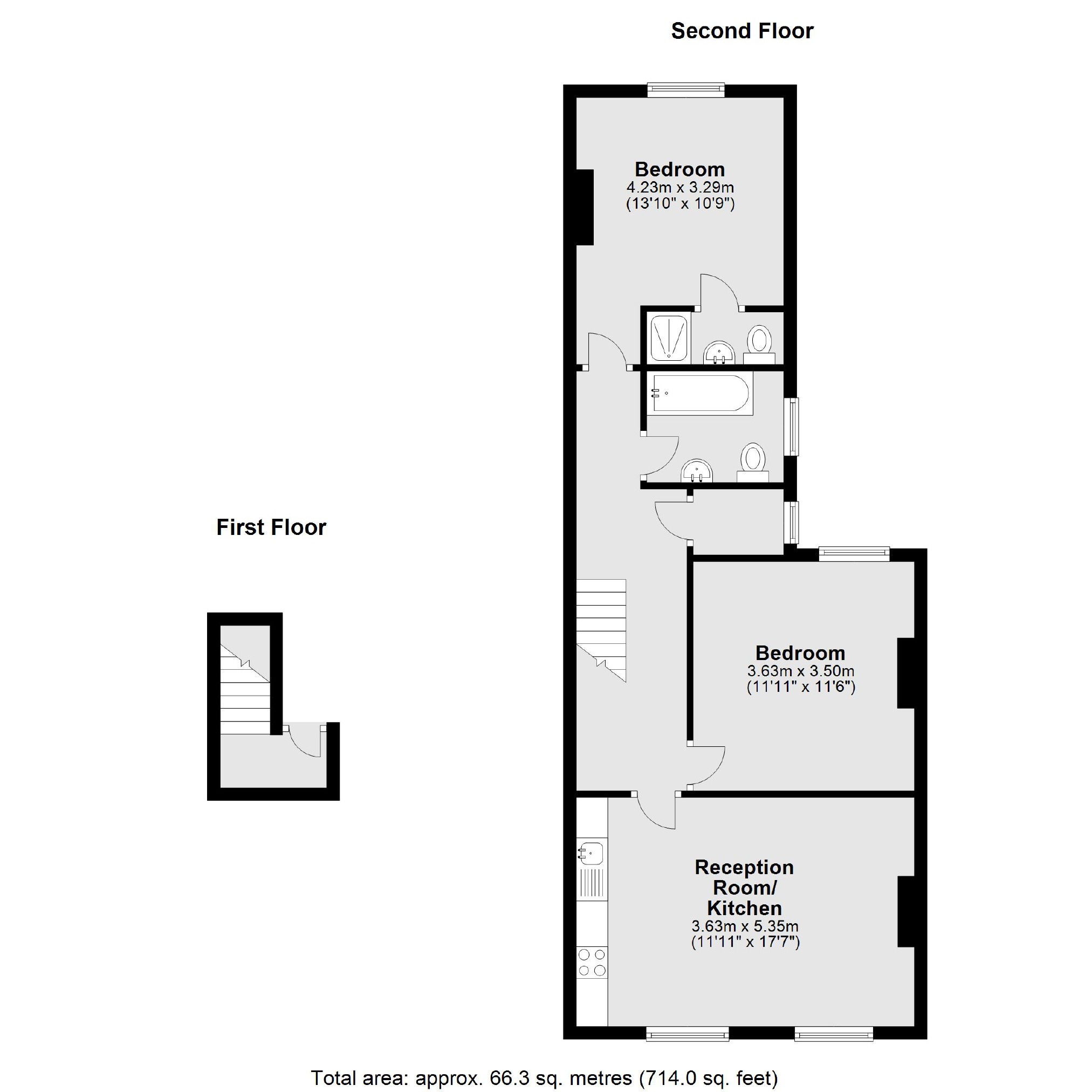 599C, Garratt Lane, London floorplan