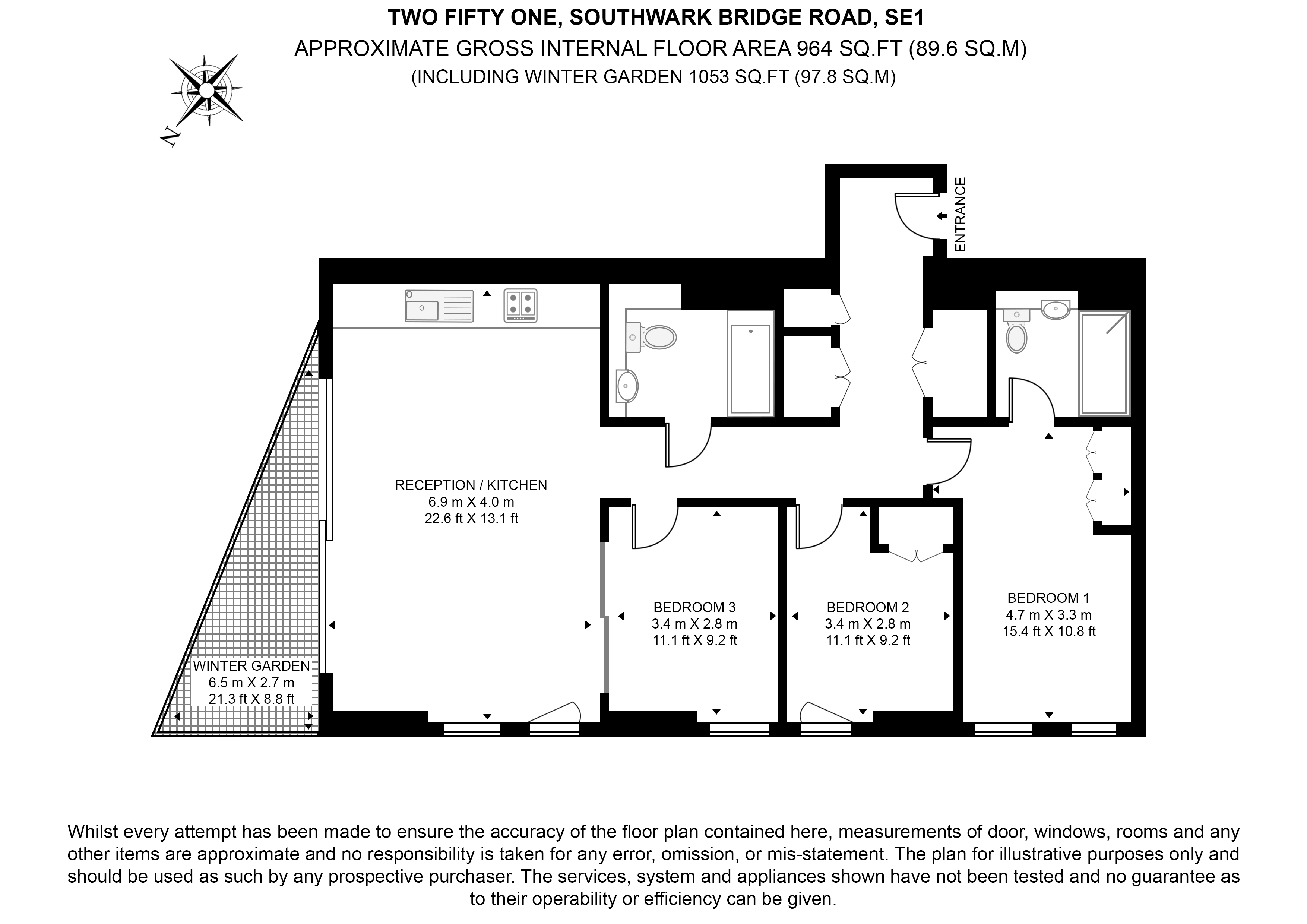 Two fifty one, Southwark Bridge Road, London floorplan
