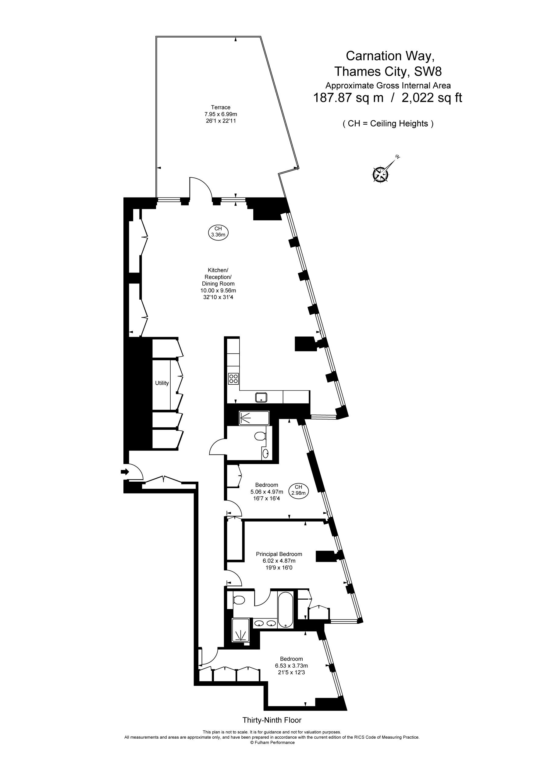 A3901 Carnation Way, London floorplan