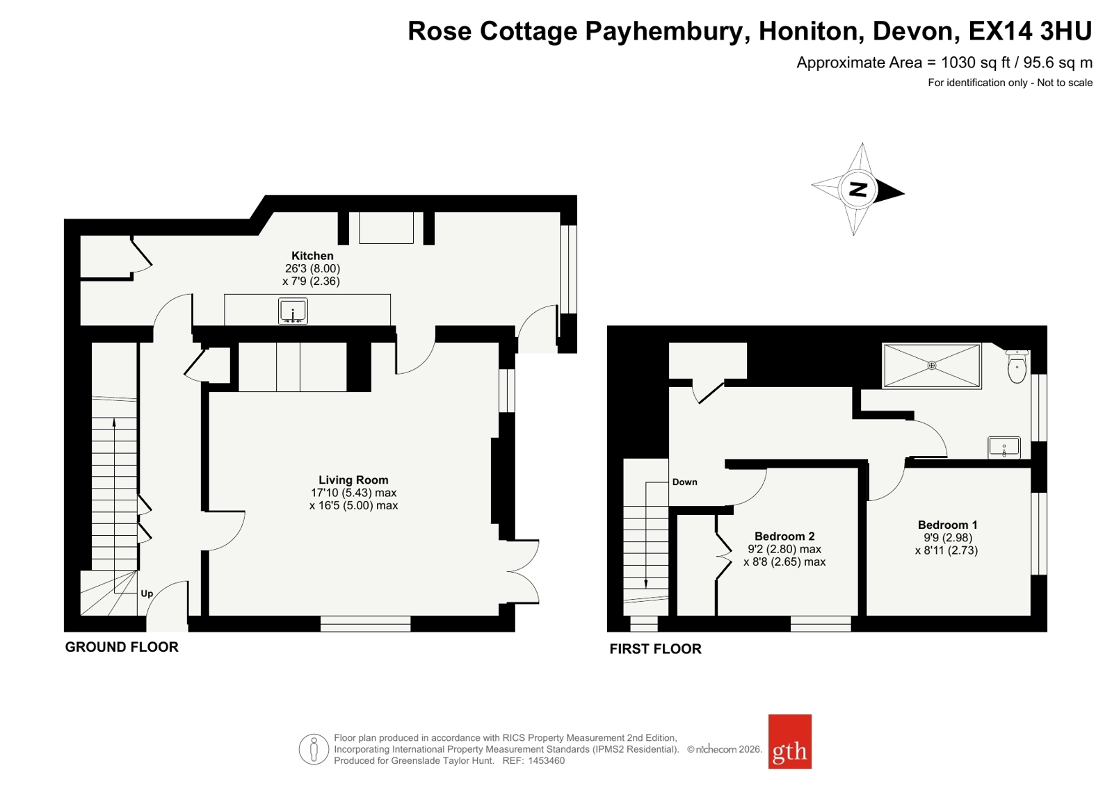 Rose Cottage,, Payhembury, Devon floorplan