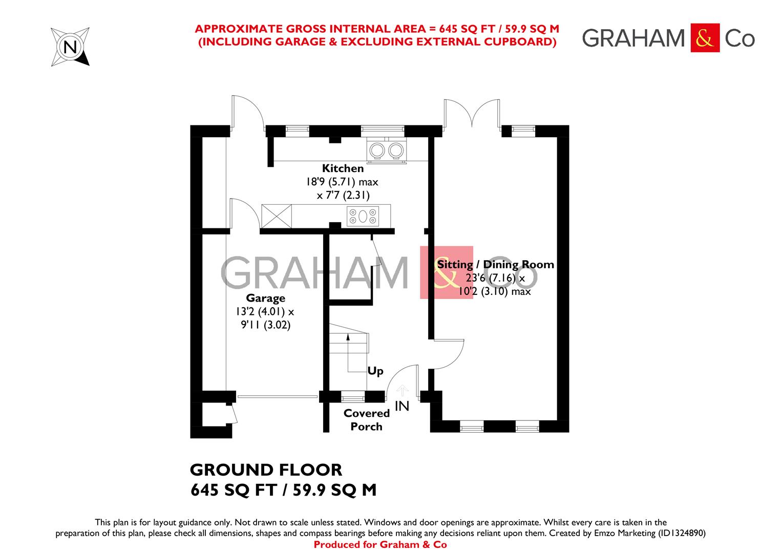 11, Edgar Close, Andover floorplan