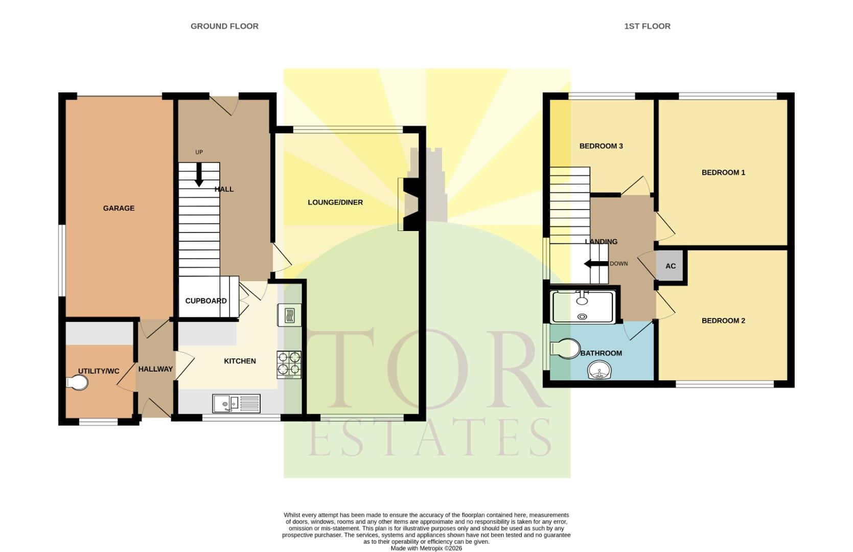 12, Clemence Road, Street floorplan