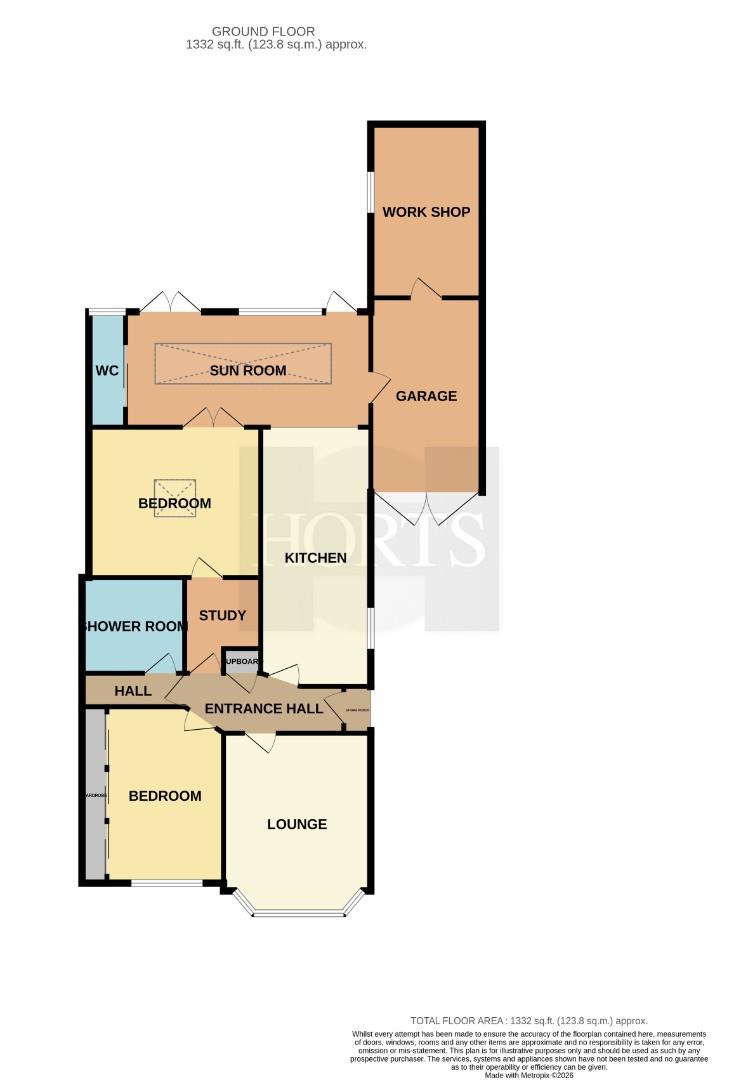 26, Rupert Brooke Road, Rugby floorplan