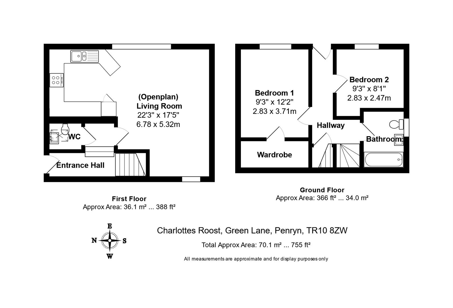 2 Charlottes Roost, Green Lane, Penryn floorplan
