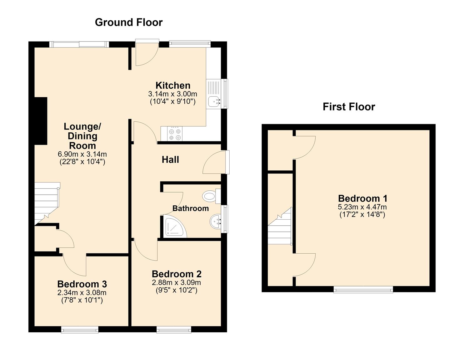 71, Eastfield Road, Keyingham floorplan