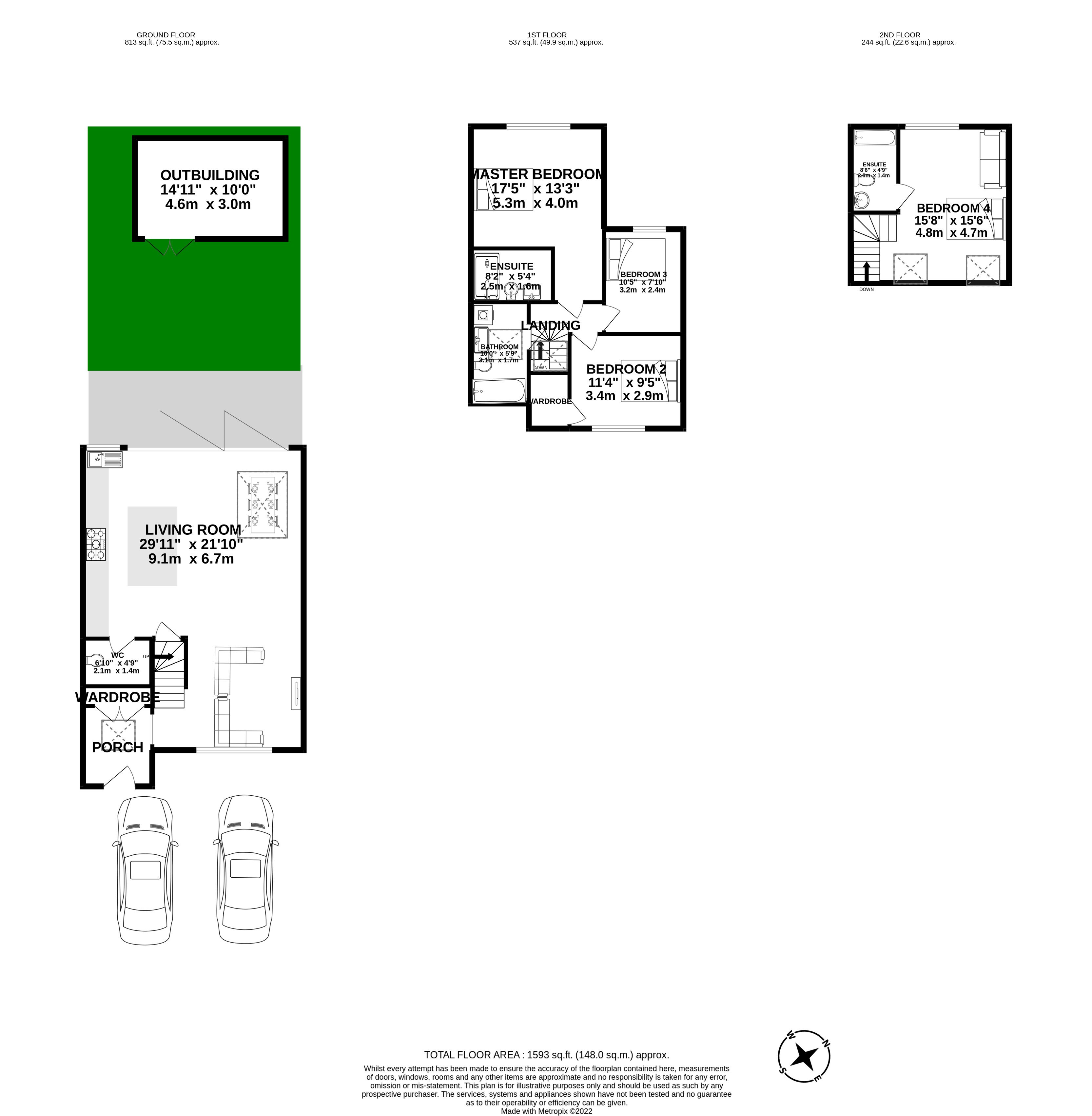 9, Howard Close, London floorplan
