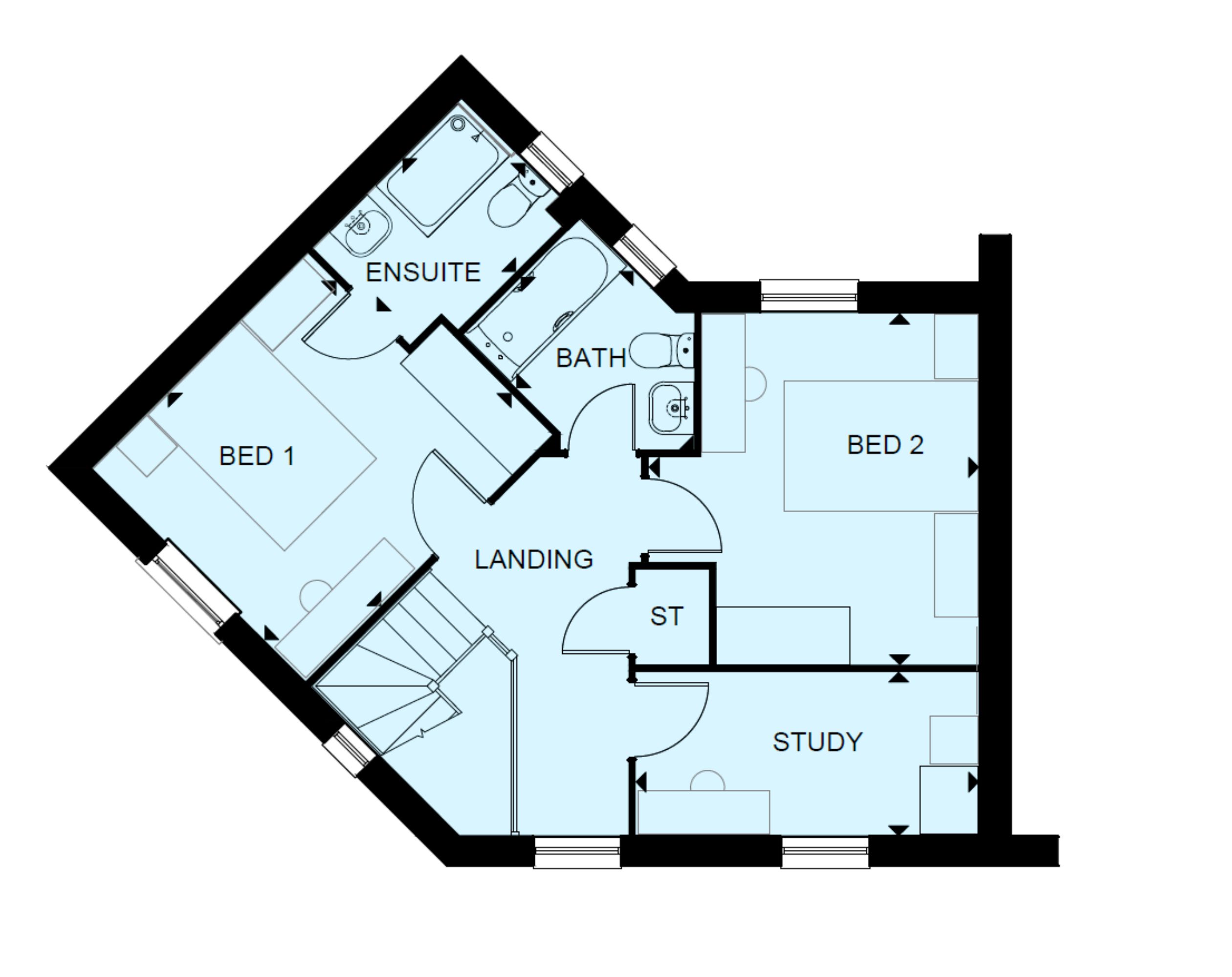 H879548, Tweed Street, Lubbesthorpe, Leicester floorplan