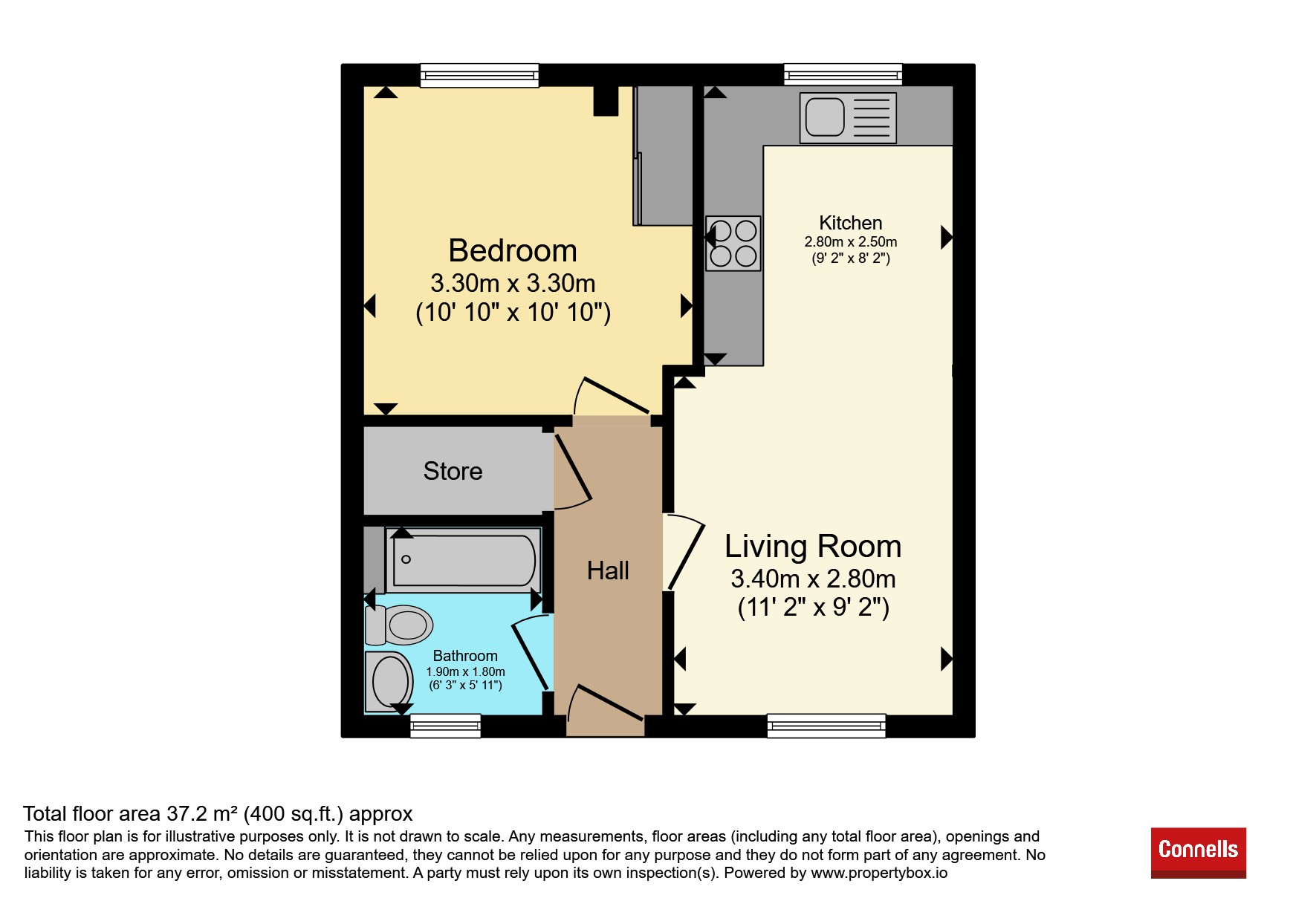 7, Langtry Court, Hockliffe Road, Leighton Buzzard floorplan