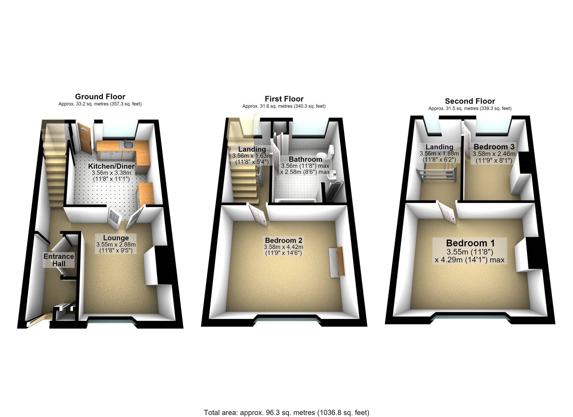 11 Great Park Street, Wellingborough floorplan