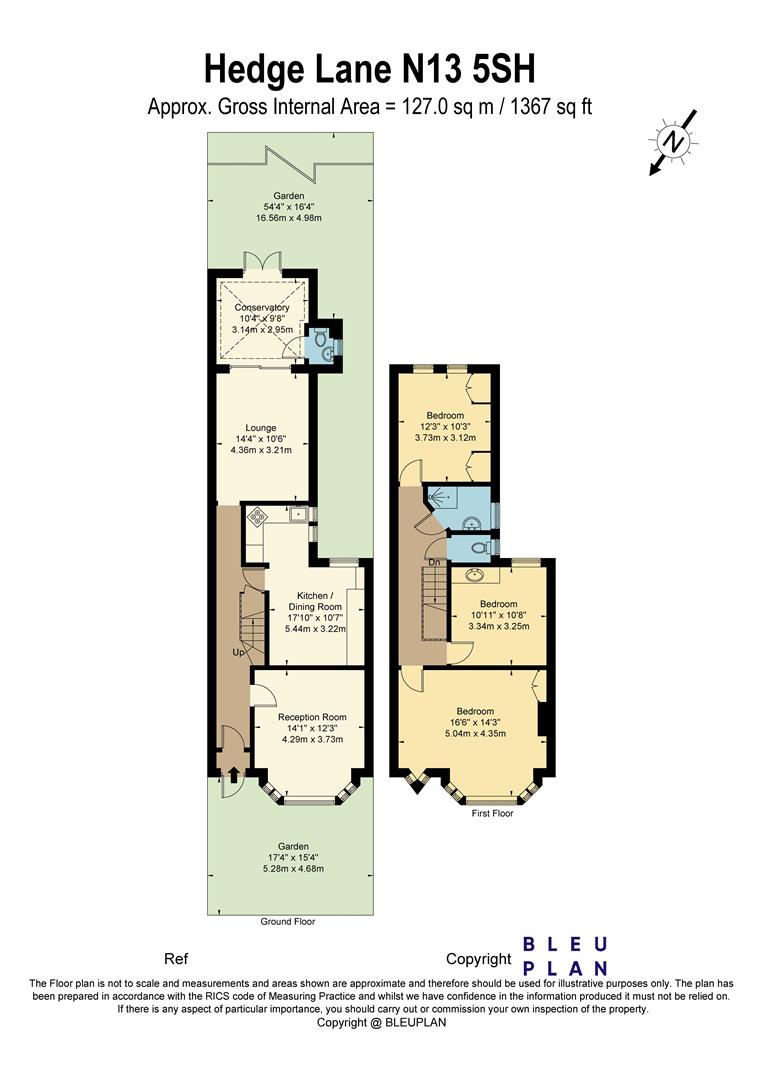Hedge Lane, Palmers Green N13, 3 bedroom property for sale 65053173