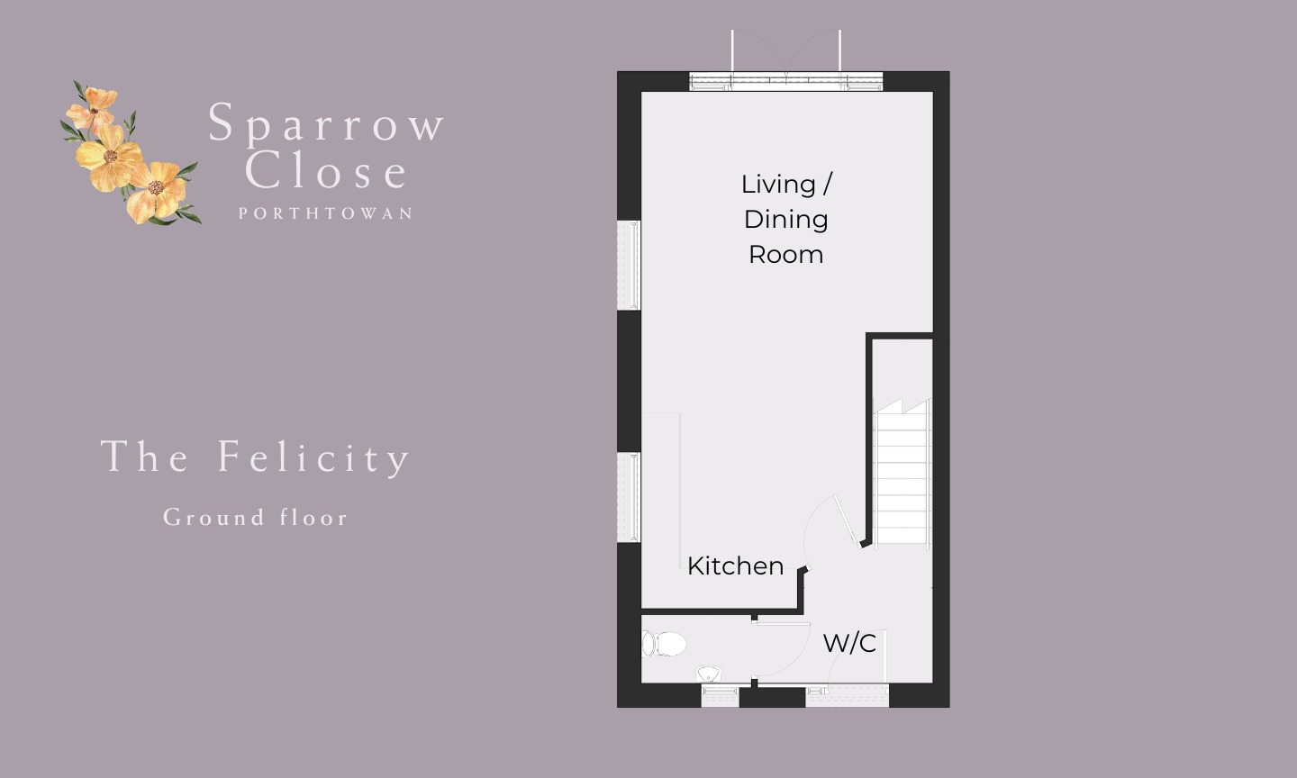 Felicity, plots 6 & 7, Porthtowan floorplan