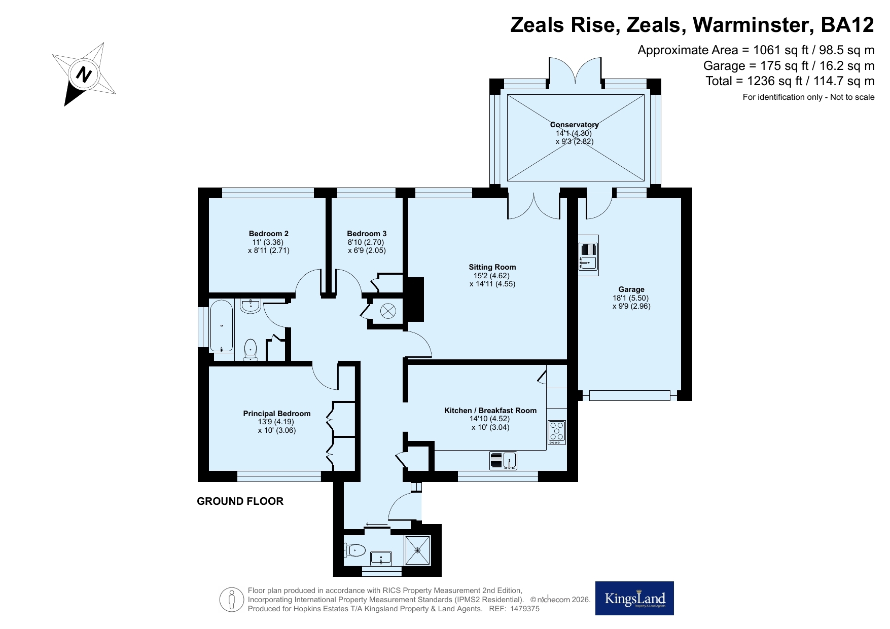 62, Zeals Rise, Warminster floorplan